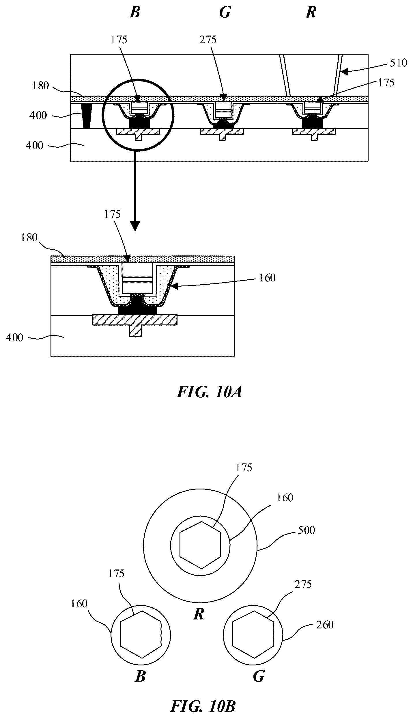 Patent US12315852 Figure 12 – Micro LED based display panel
