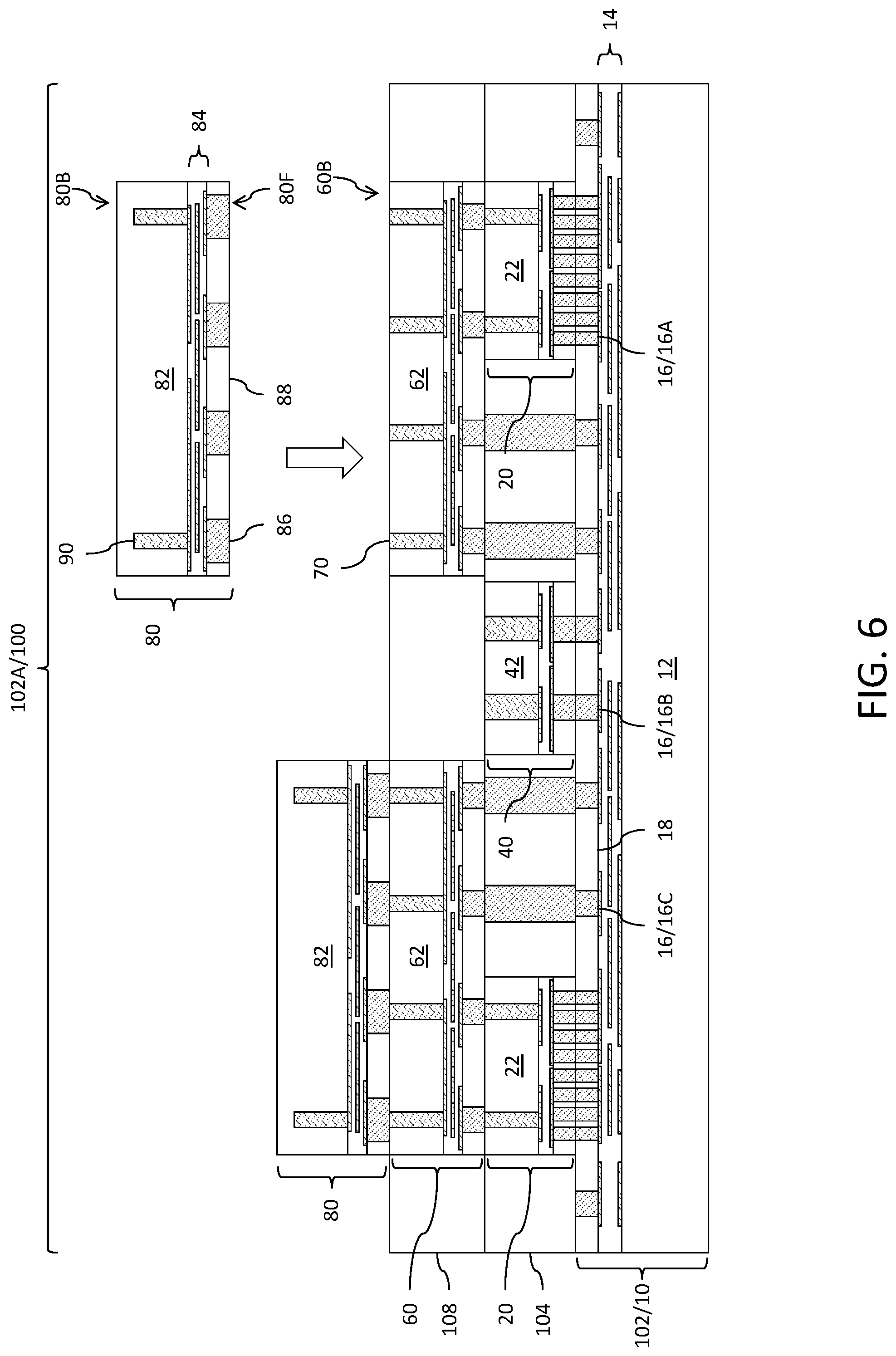 Patent US12315854 Figure 6 – Integrated circuit package and method