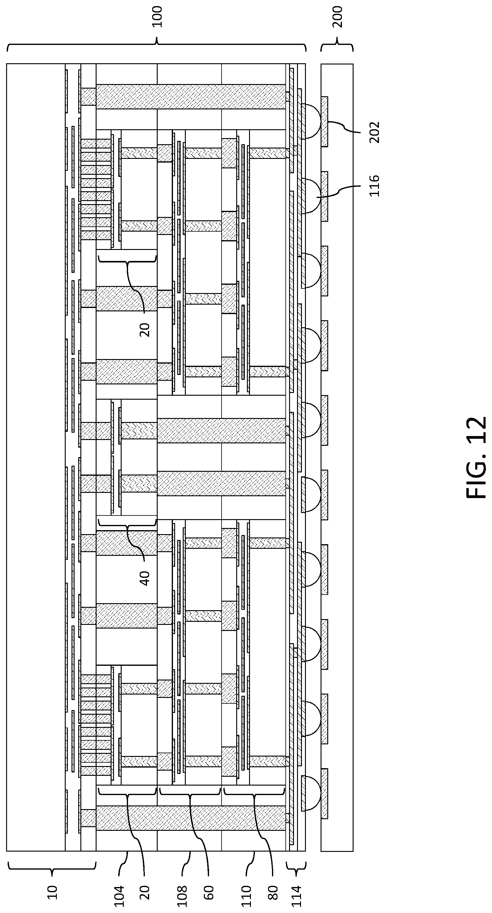 Patent US12315854 Figure 12 – Integrated circuit package and method