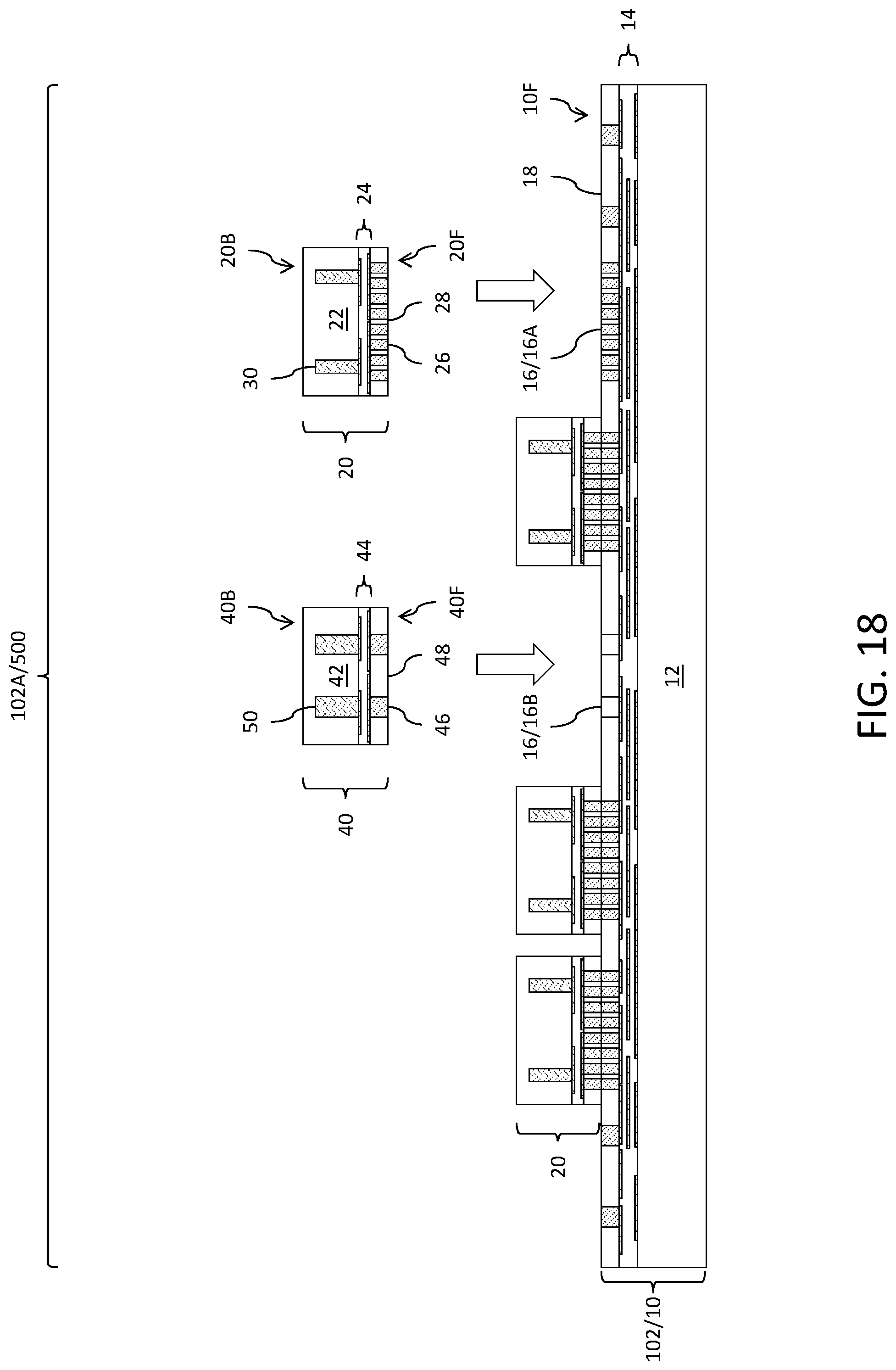 Patent US12315854 Figure 18 – Integrated circuit package and method