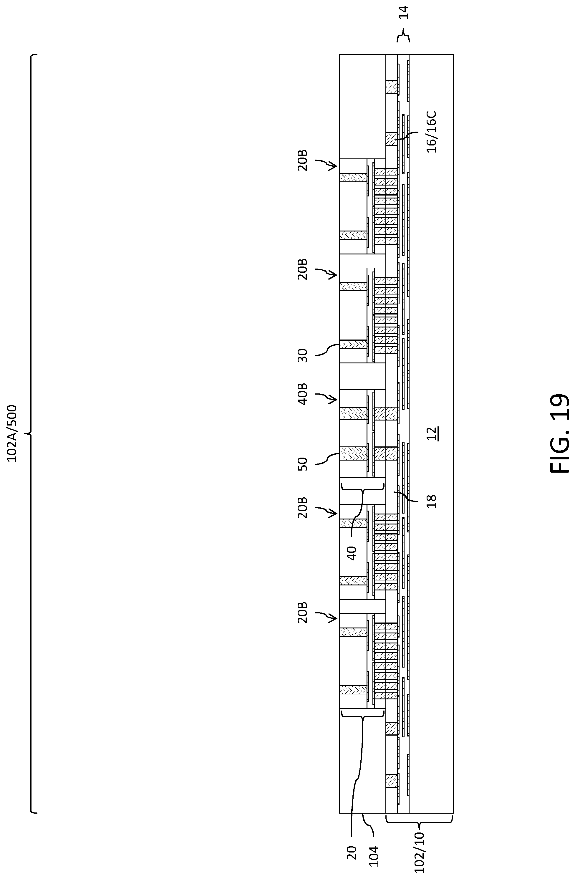 Patent US12315854 Figure 19 – Integrated circuit package and method