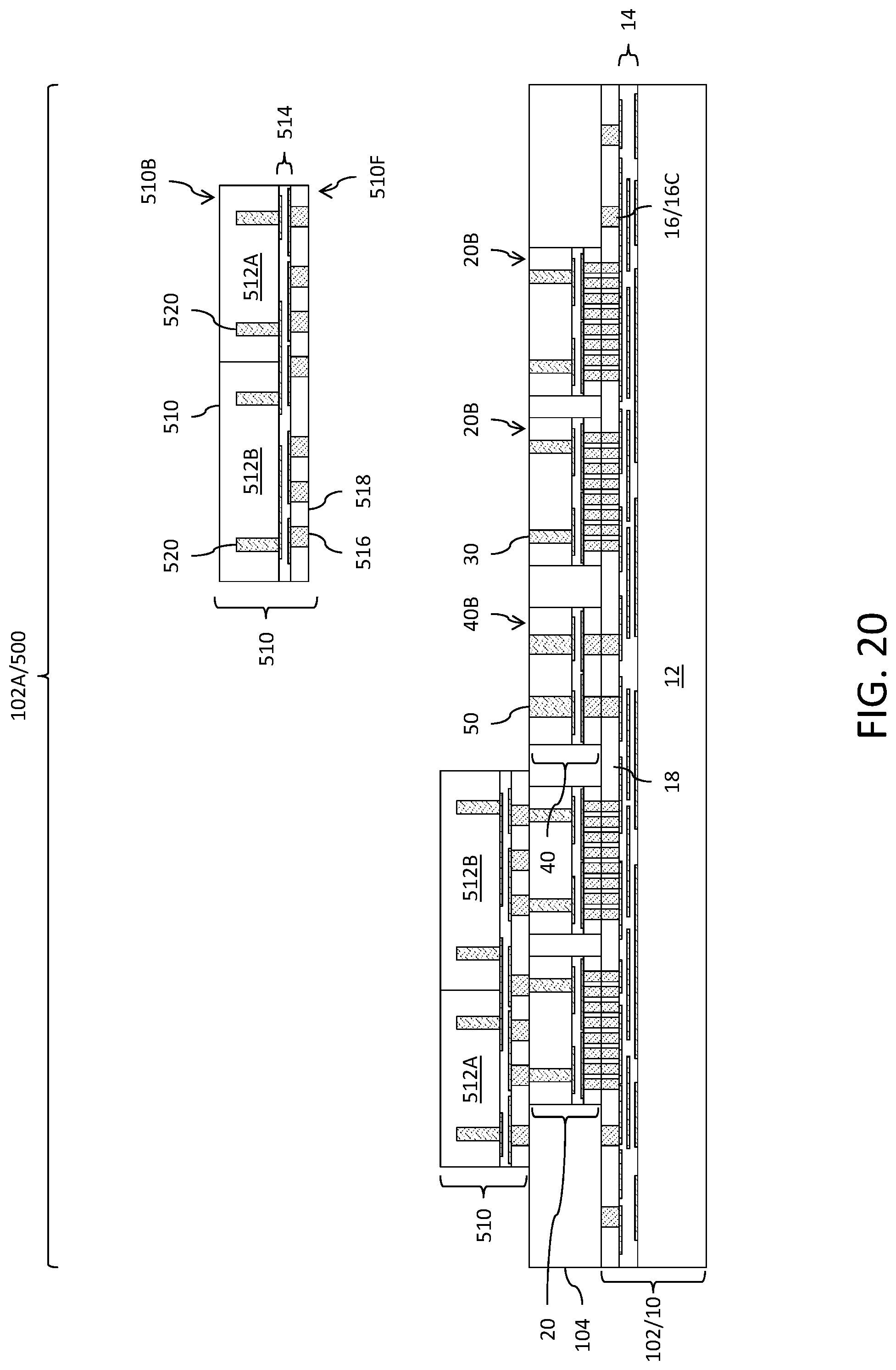 Patent US12315854 Figure 20 – Integrated circuit package and method