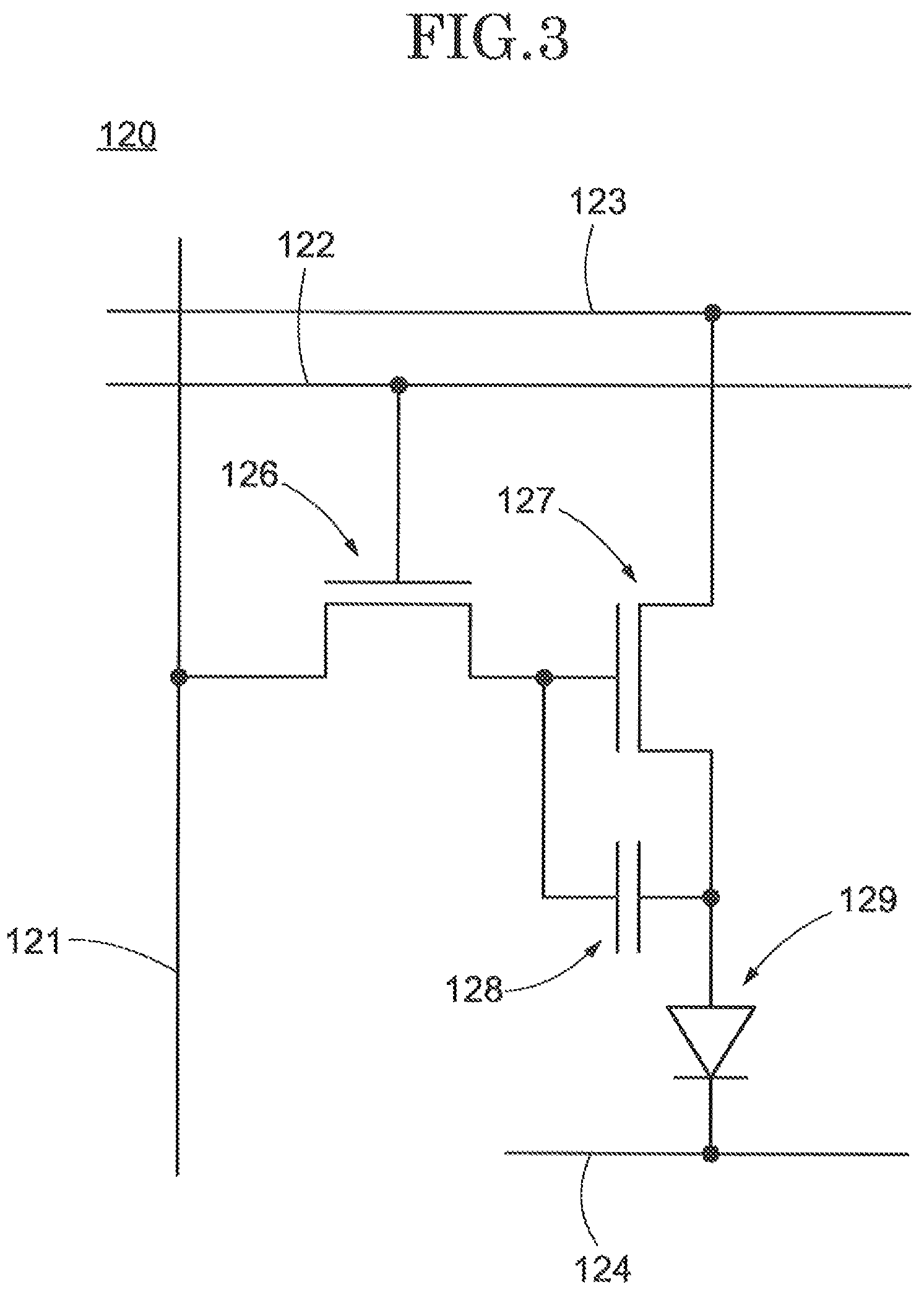 Patent US12315855 Figure 3 – Display device and method for manufacturing the same