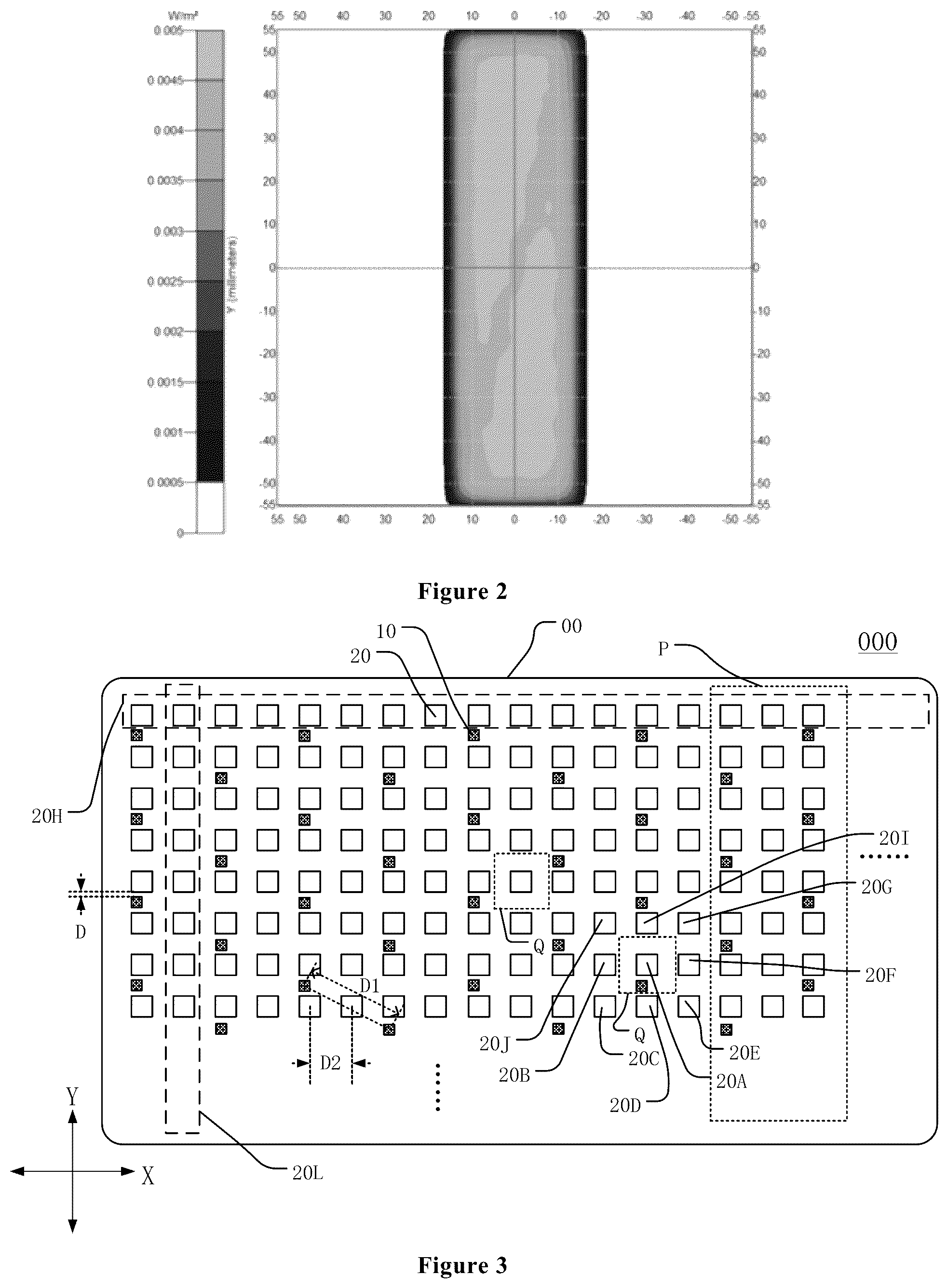 Patent US12315856 Figure 2 – Light-emitting panel and display device