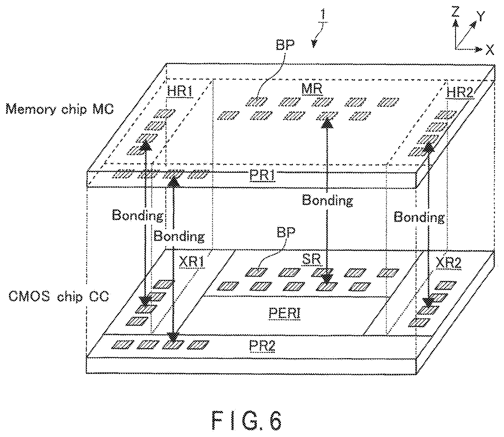 Patent US12315859 Figure 6 – Semiconductor memory device