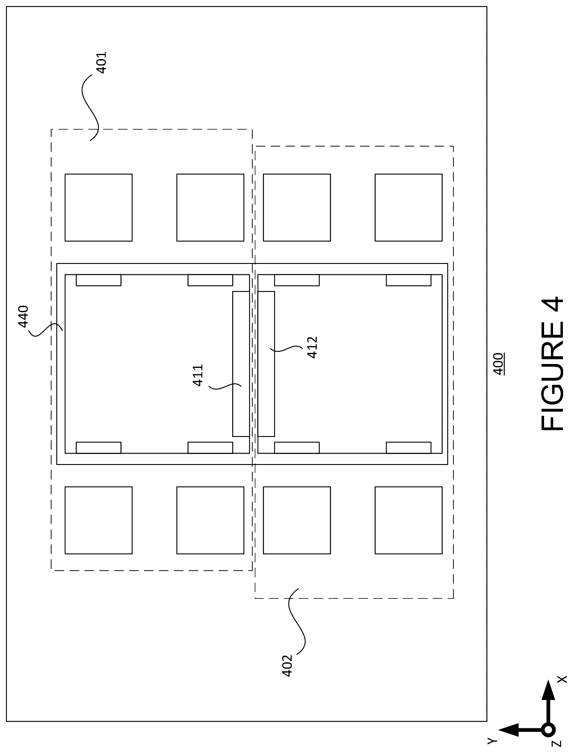 Patent US12315860 Figure 4 – Integrated circuit package for high bandwidth memory
