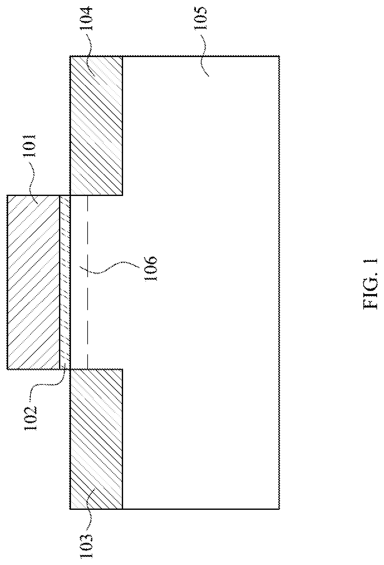 Patent US12315861 — Integrated circuit structure and method for manufacturing the same — Figure 1