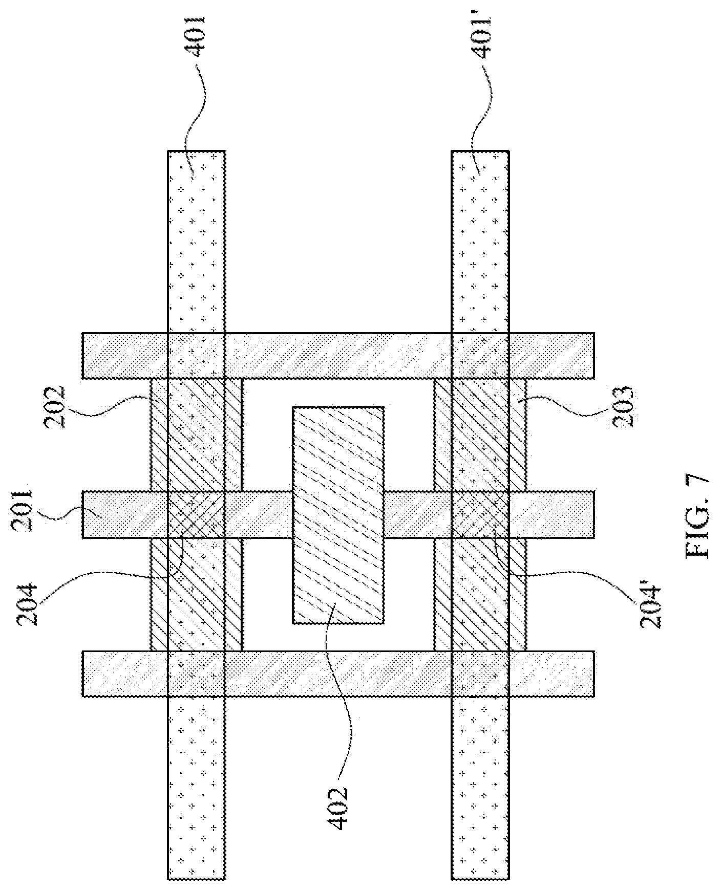 Patent US12315861 Figure 7 – Integrated circuit structure and method for manufacturing the same