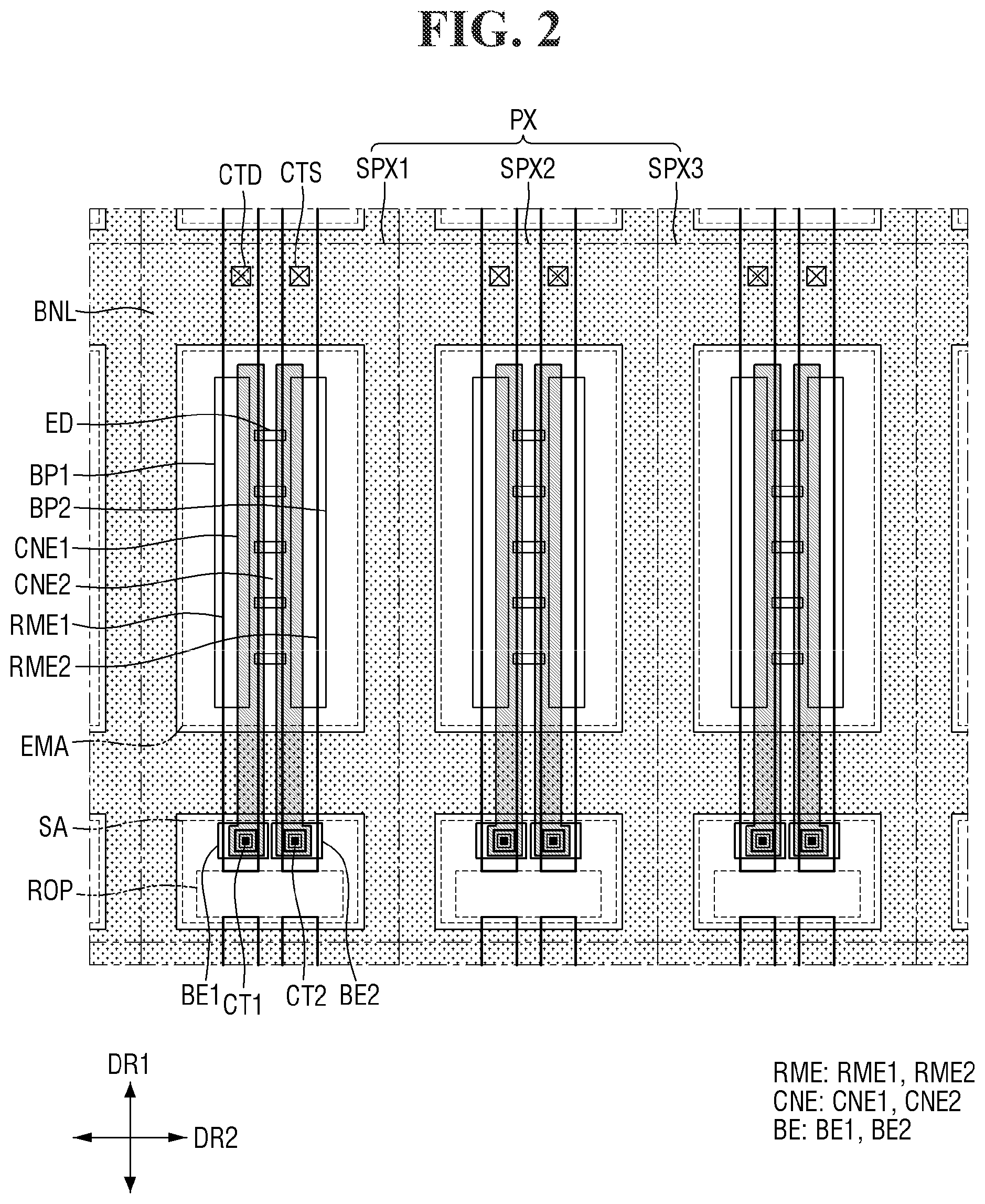 Patent US12315866 Figure 2 – Display device