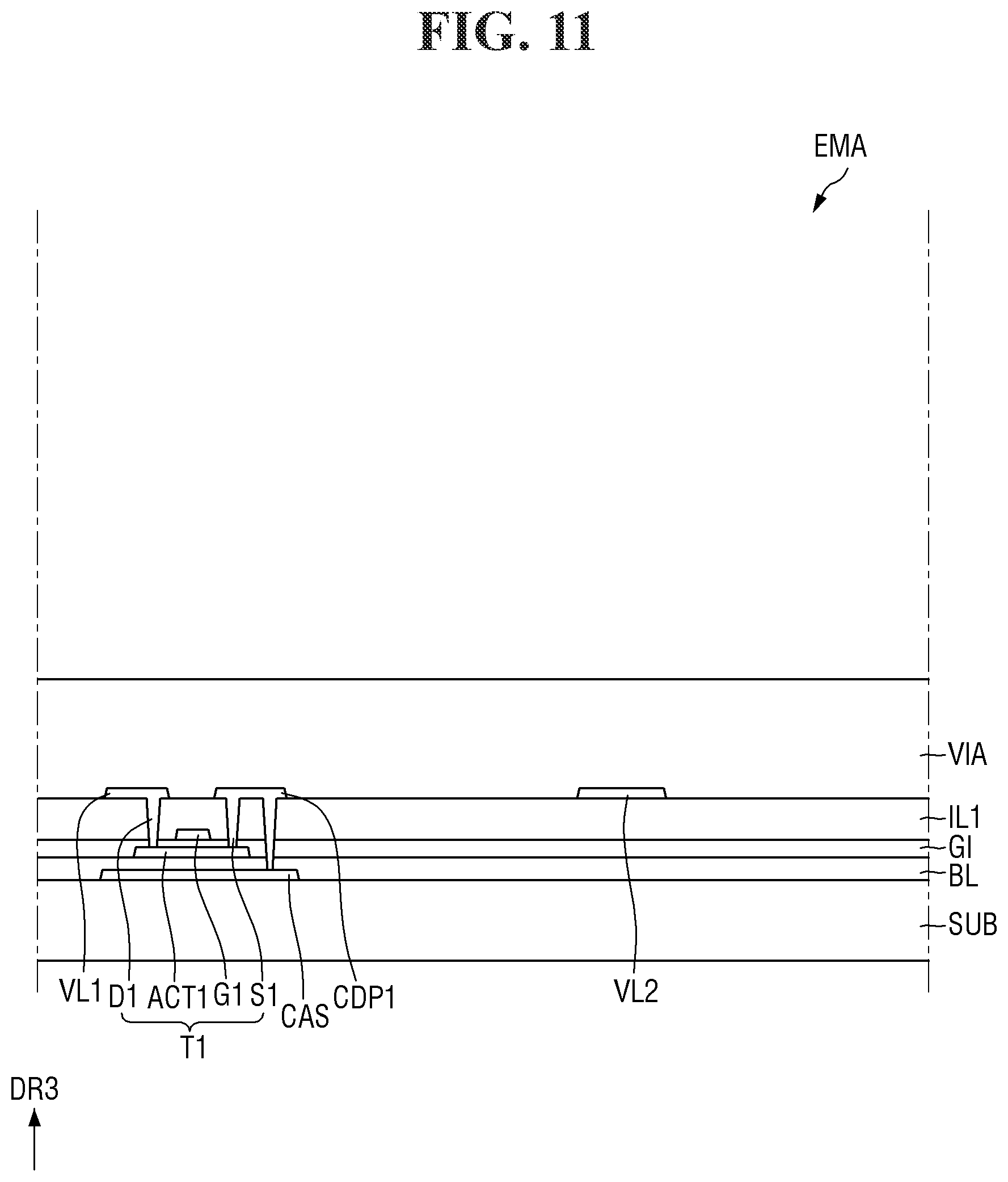 Patent US12315866 Figure 11 – Display device