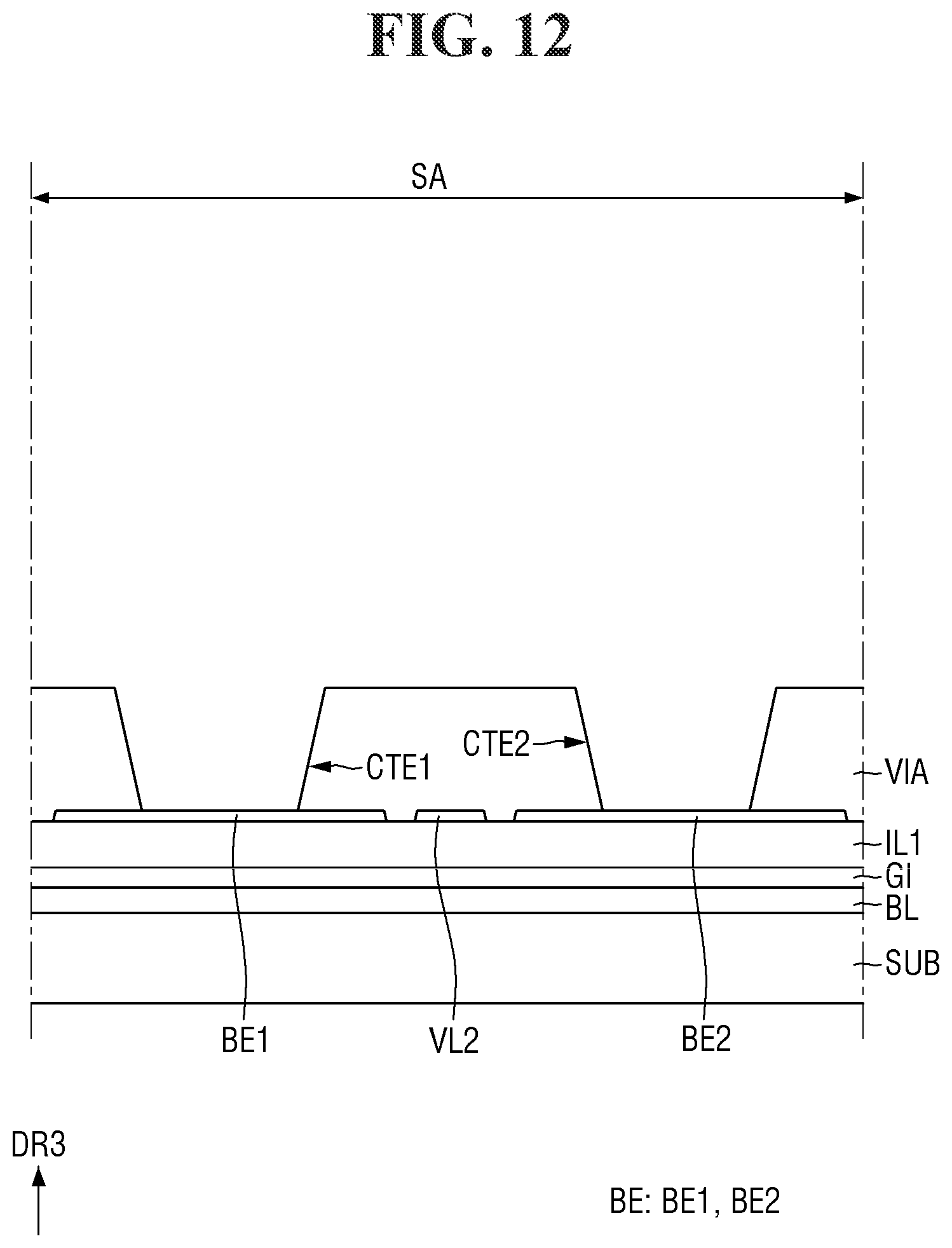 Patent US12315866 Figure 12 – Display device