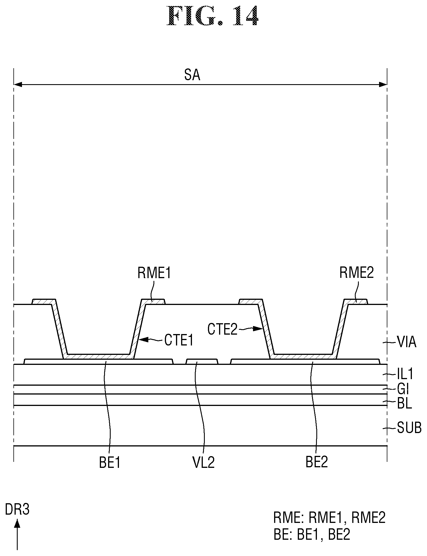 Patent US12315866 Figure 14 – Display device