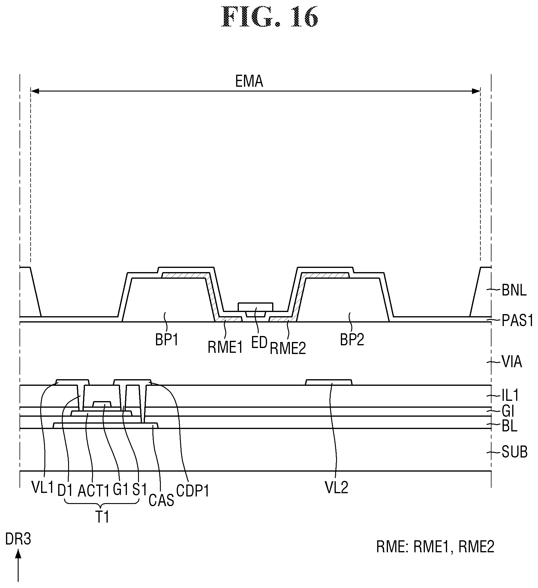 Patent US12315866 Figure 16 – Display device