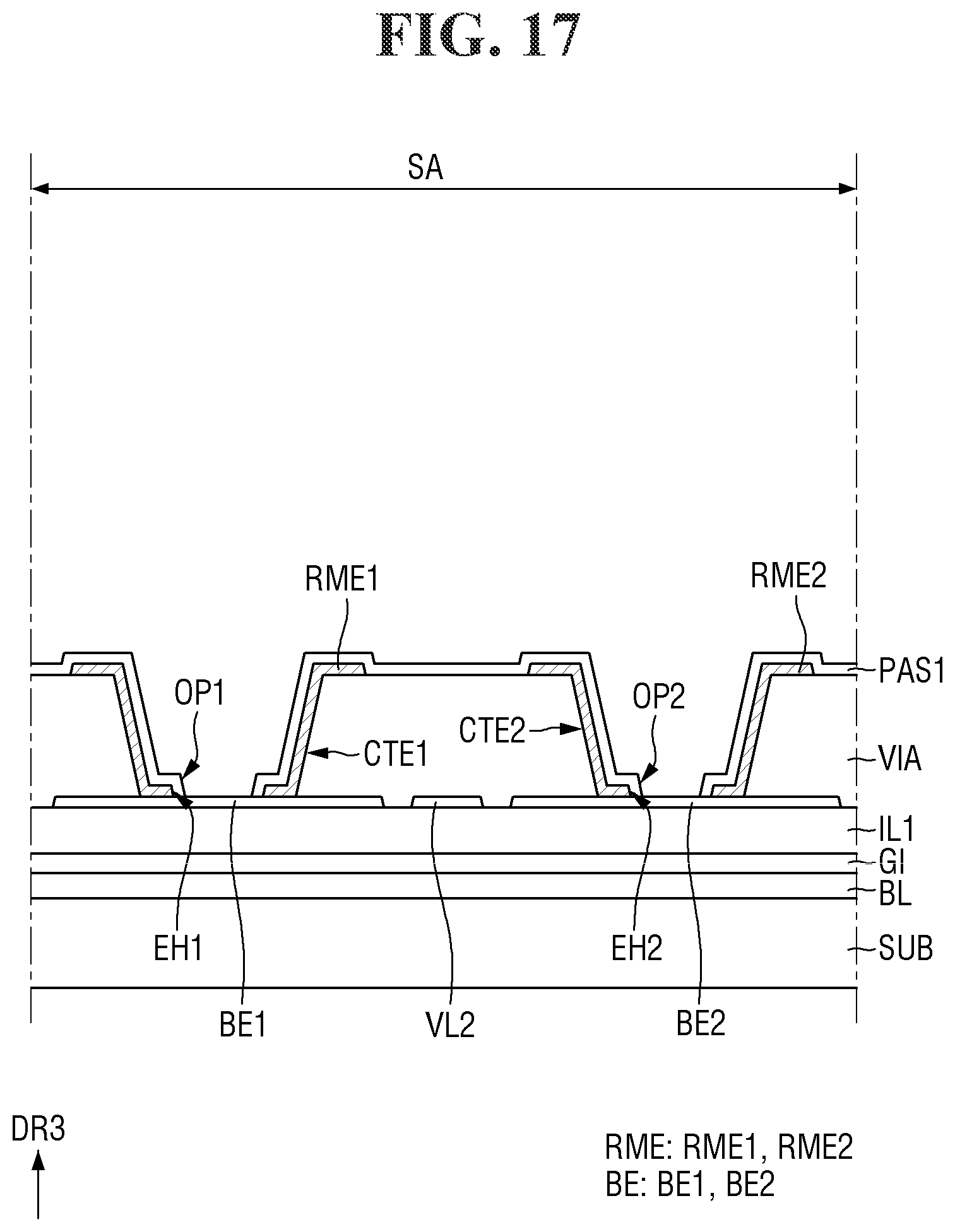 Patent US12315866 Figure 17 – Display device