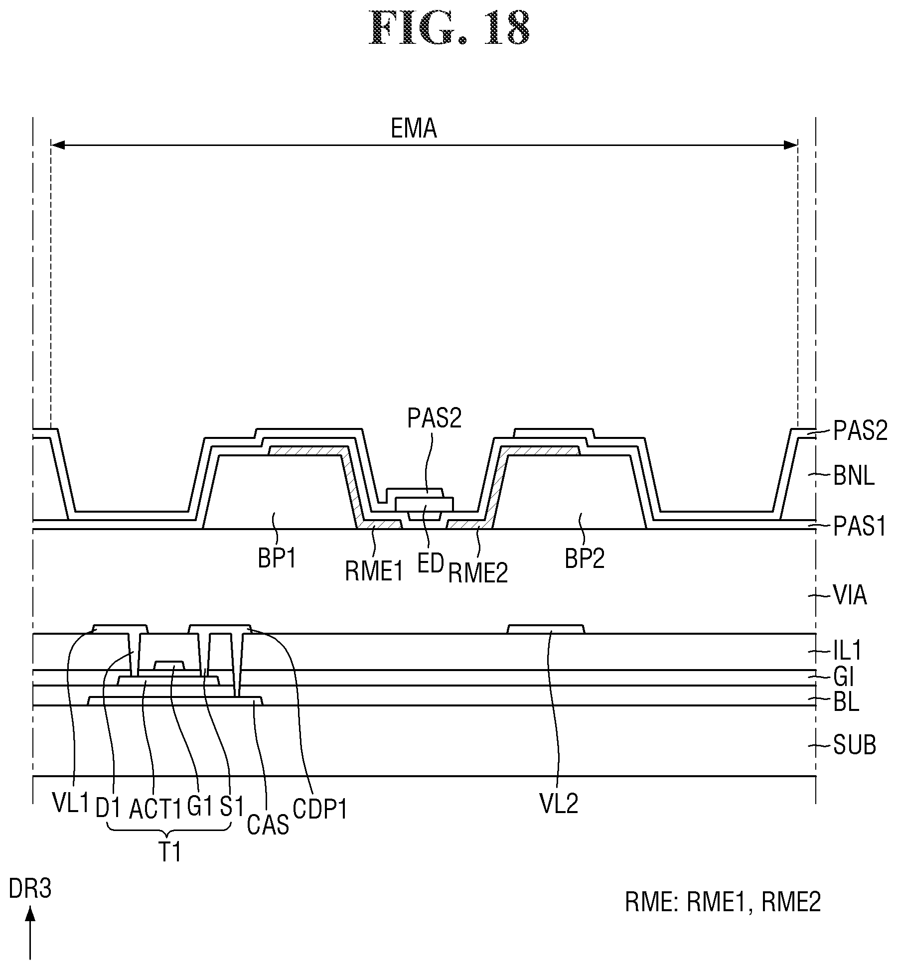 Patent US12315866 Figure 18 – Display device
