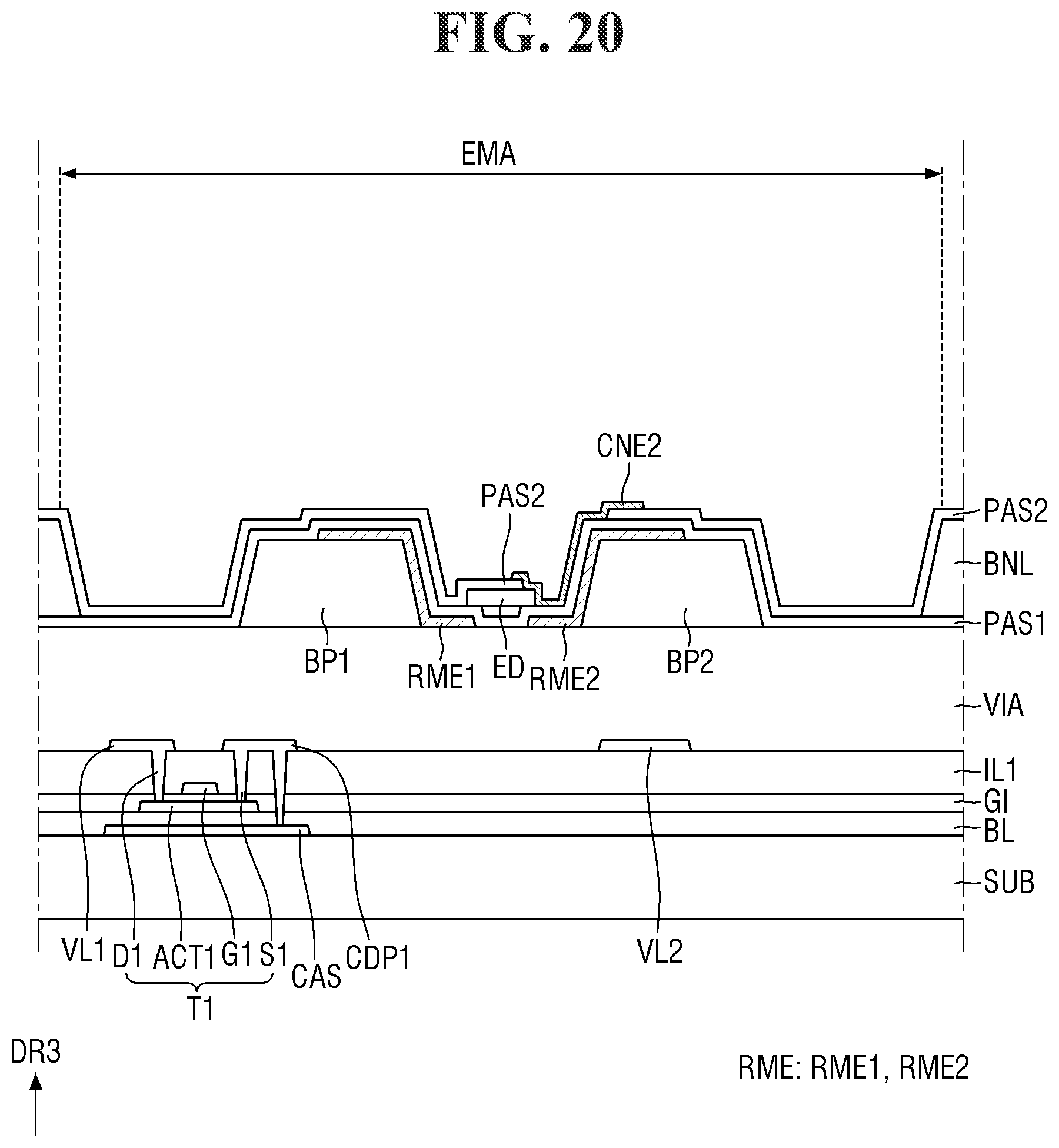 Patent US12315866 Figure 20 – Display device