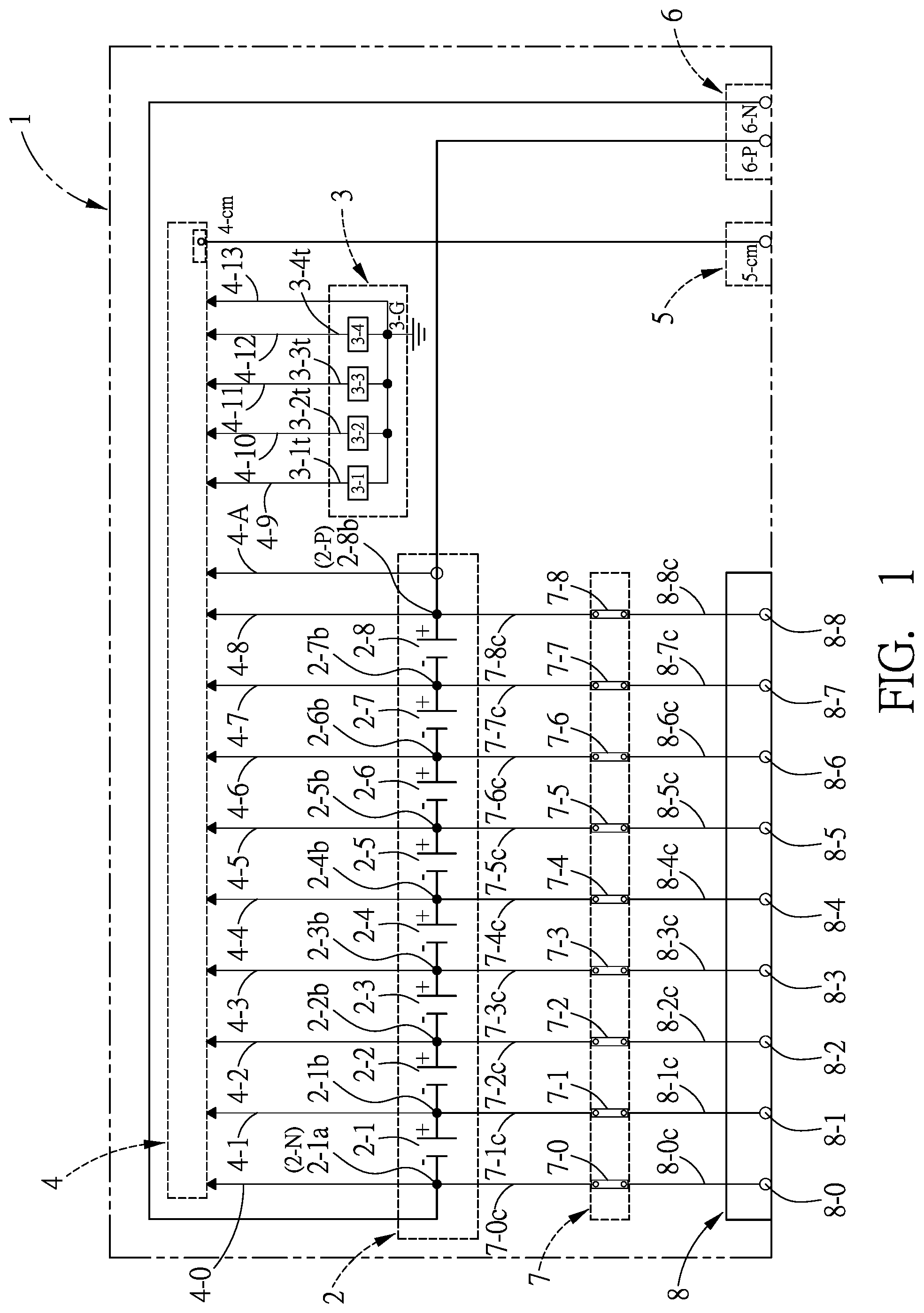 Patent US12315895 Figure 1 – Battery having external connector for balance charging and discharging