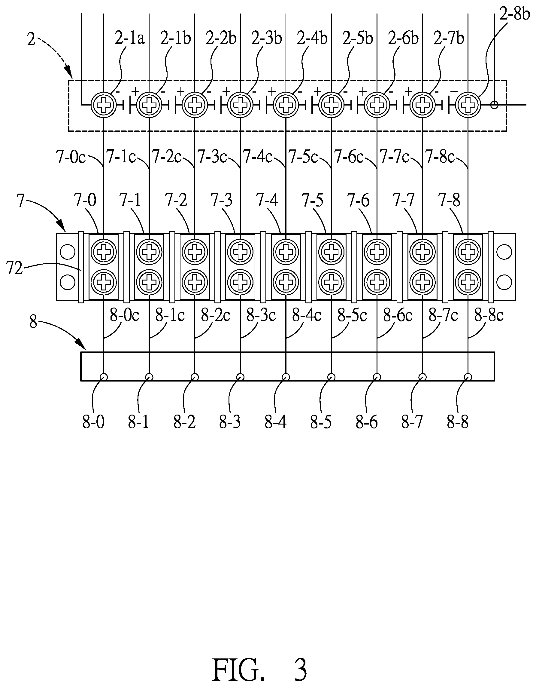 Patent US12315895 Figure 3 – Battery having external connector for balance charging and discharging