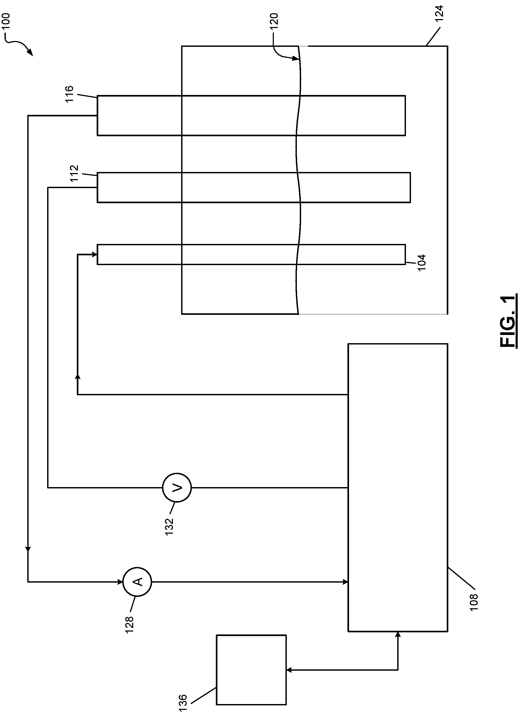 Patent US12315897 Figure 1 – Systems and methods for rapid testing of a working electrode