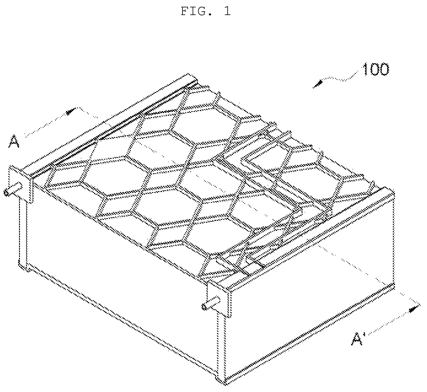 Patent US12315901 Figure 1 – Battery module for secondary battery and battery pack including the same