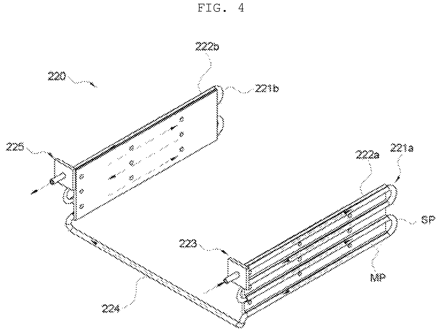 Patent US12315901 Figure 4 – Battery module for secondary battery and battery pack including the same