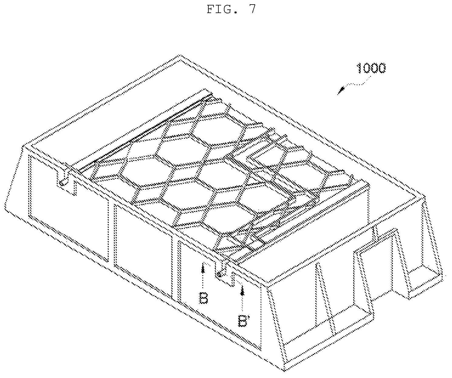 Patent US12315901 Figure 7 – Battery module for secondary battery and battery pack including the same