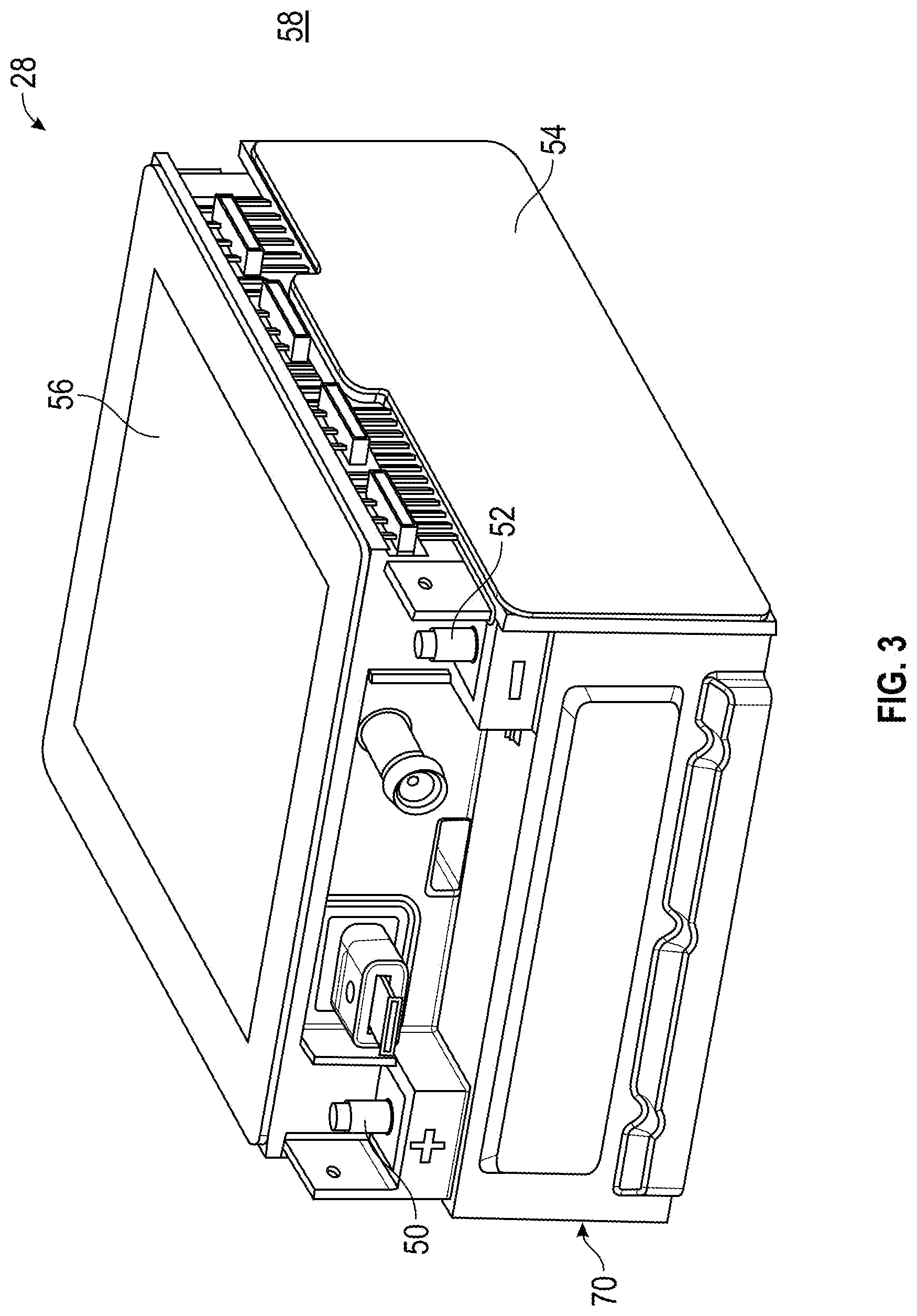Patent US12315904 Figure 2 – Battery system having a passive heat sink