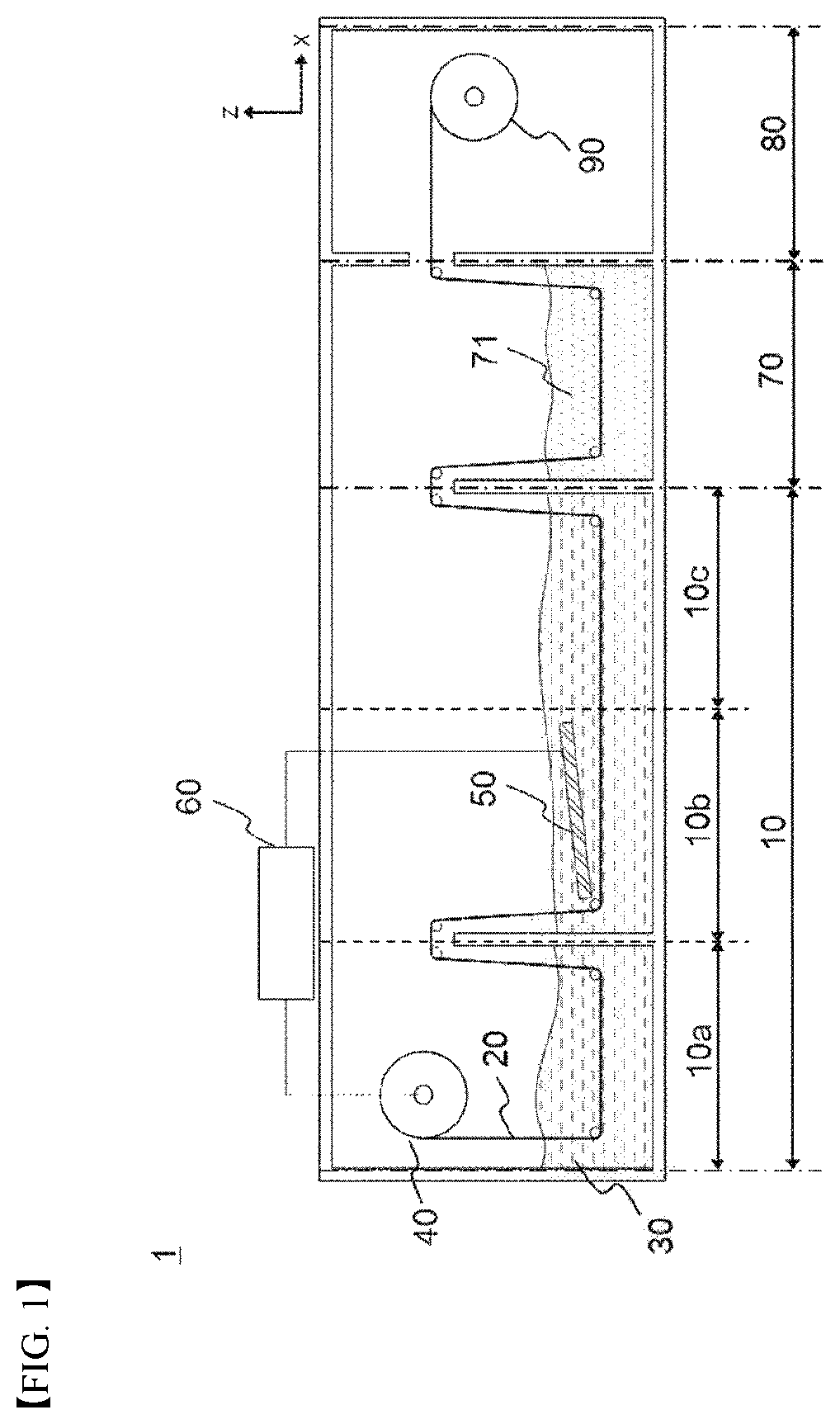 Patent US12315910 Figure 1 – Device for pre-lithiation of negative electrode and method for pre-lithiation of negative electrode