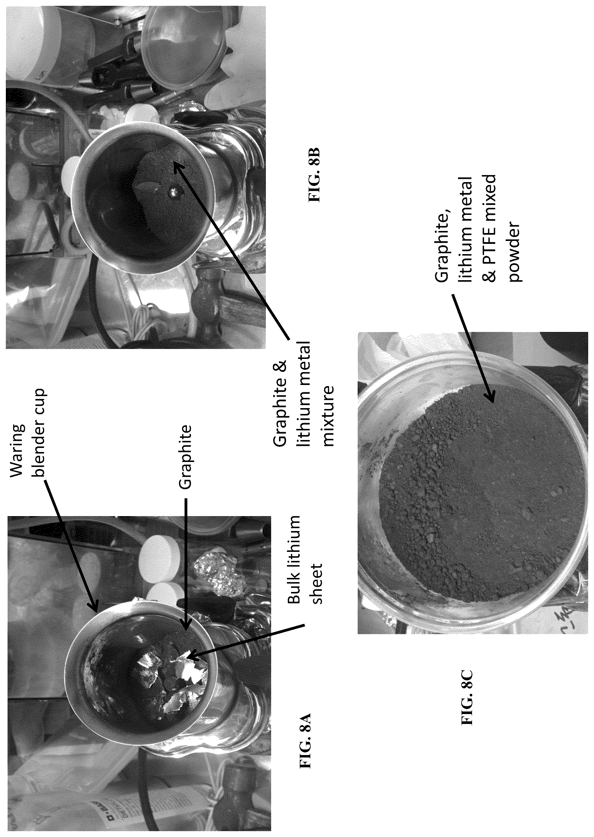 Patent US12315914 Figure 8 – Elemental metal and carbon mixtures for energy storage devices