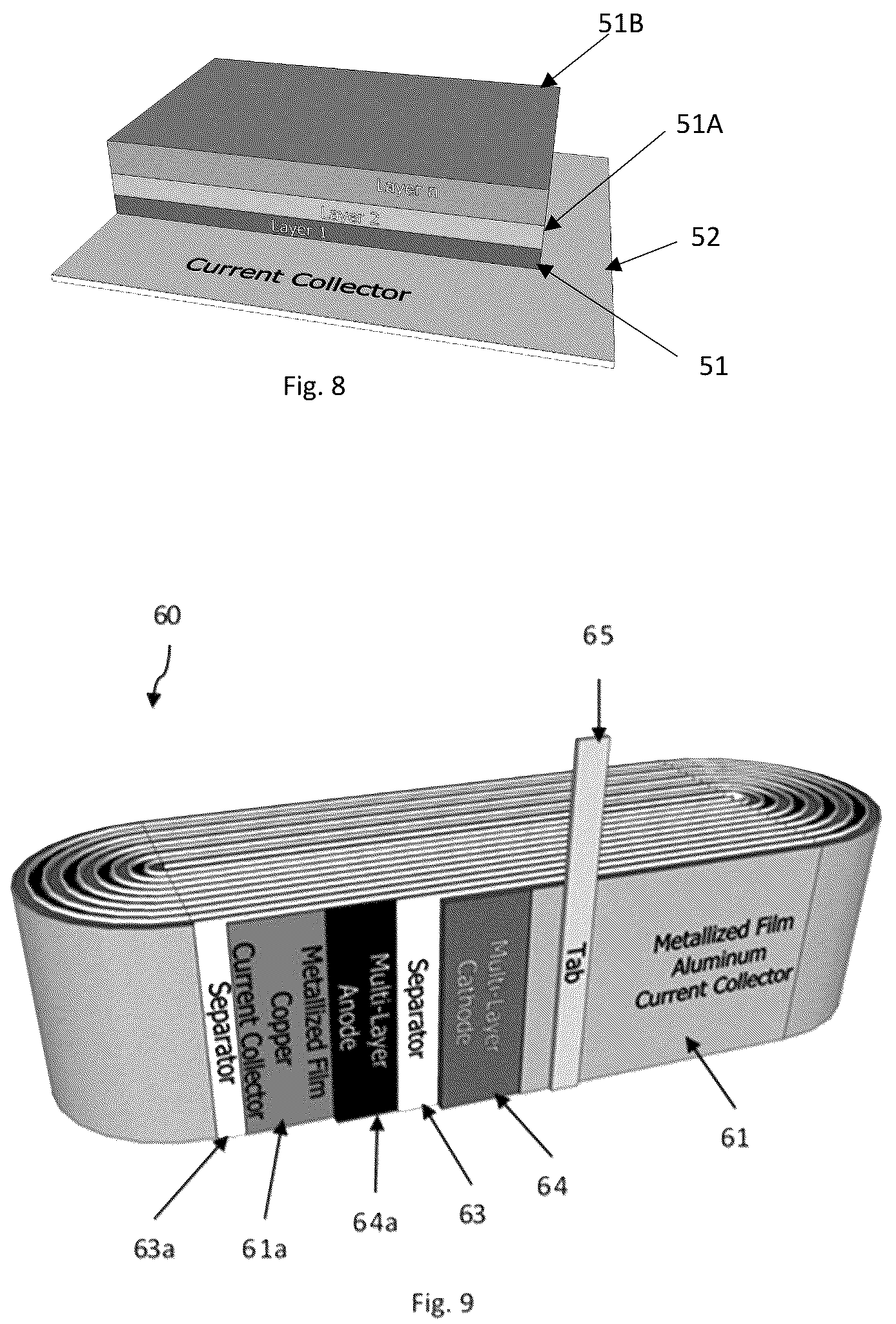 Patent US12315935 Figure 4 – Battery with metallized film current collector having low internal resistance