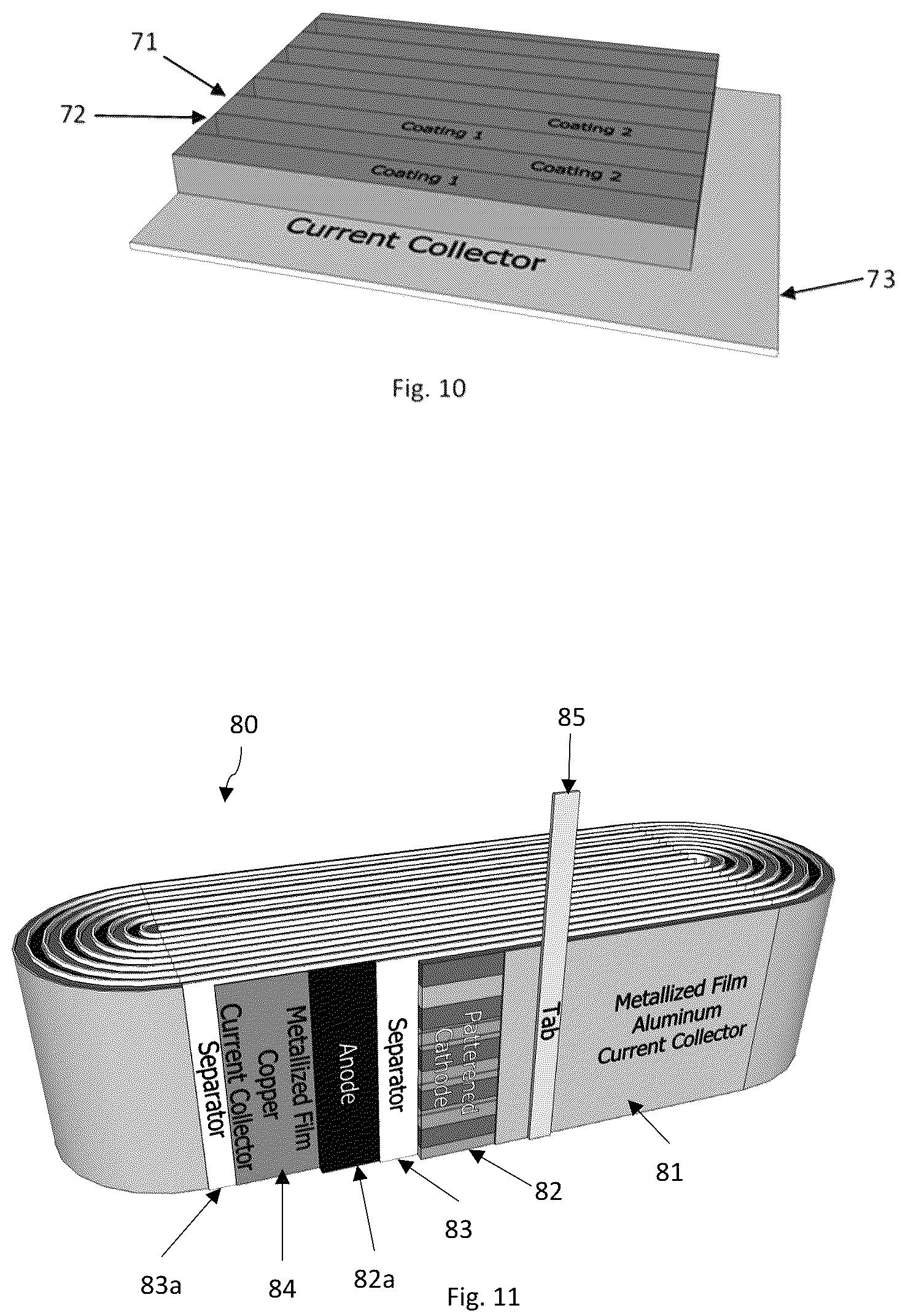 Patent US12315935 Figure 5 – Battery with metallized film current collector having low internal resistance