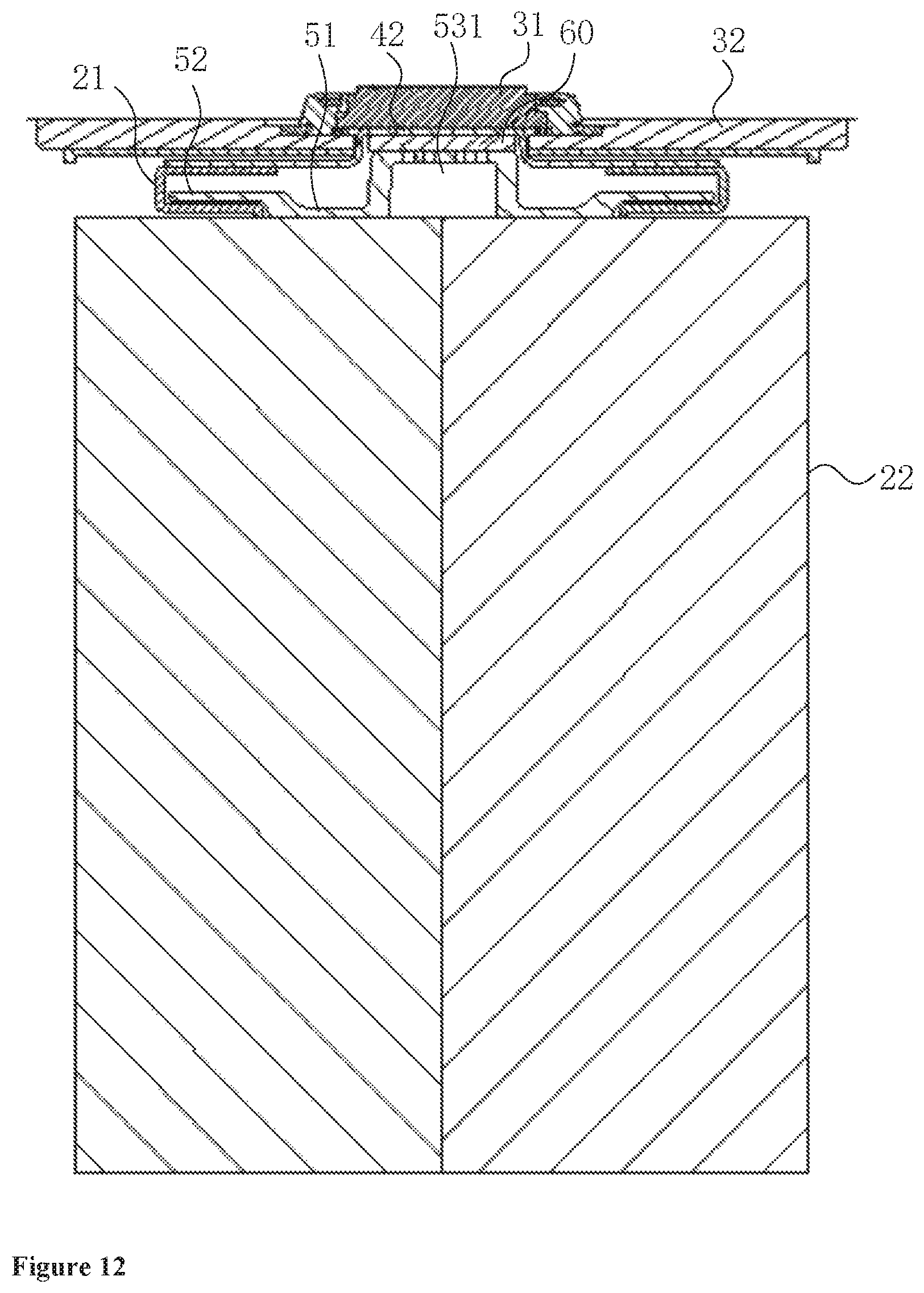 Patent US12315944 Figure 9 – Battery cell, battery module, battery pack, device using battery cell as power source, and assembling method of battery cell