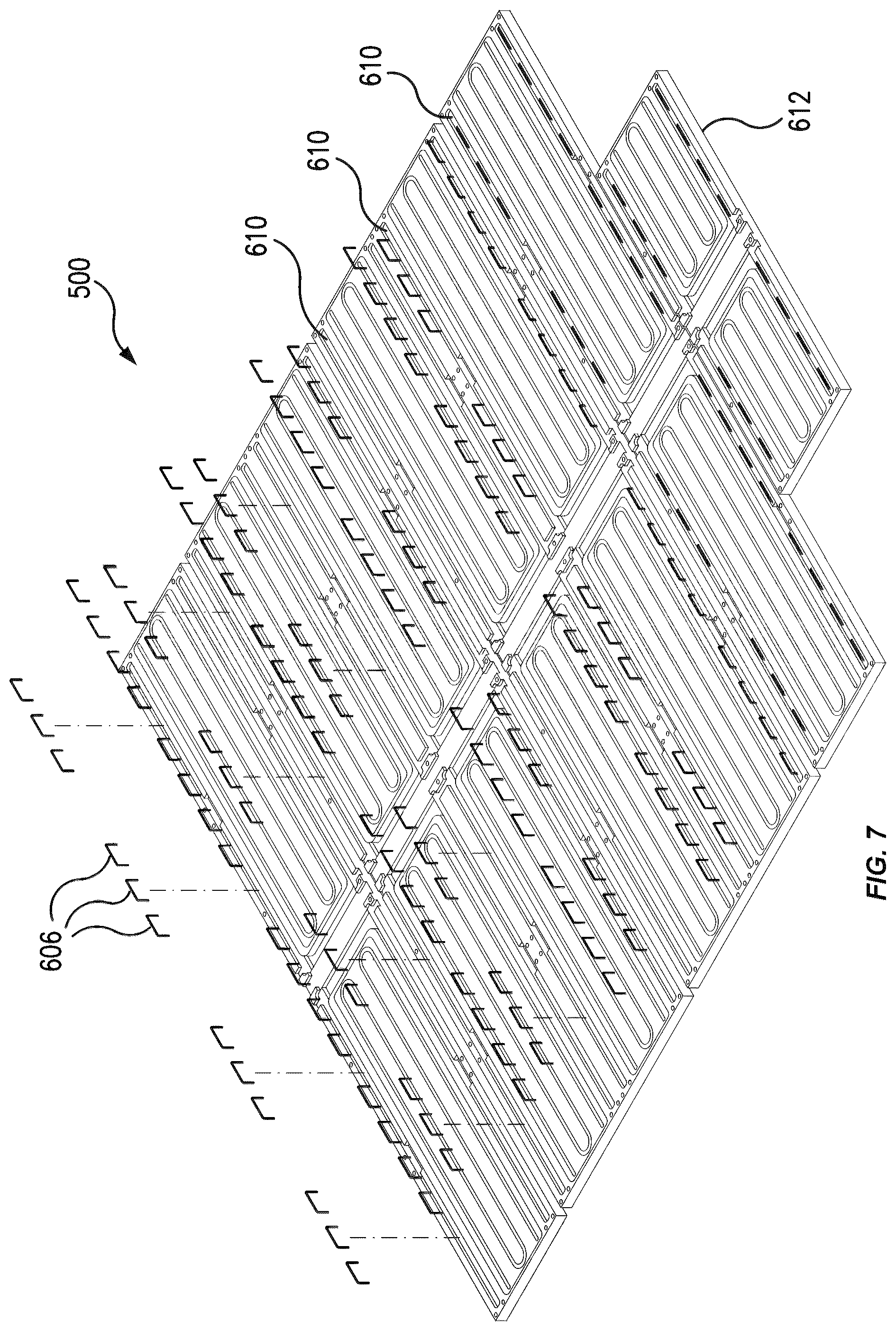 Patent US12315946 Figure 7 – Configurable vehicle battery backplane and modules and methods of operating the same