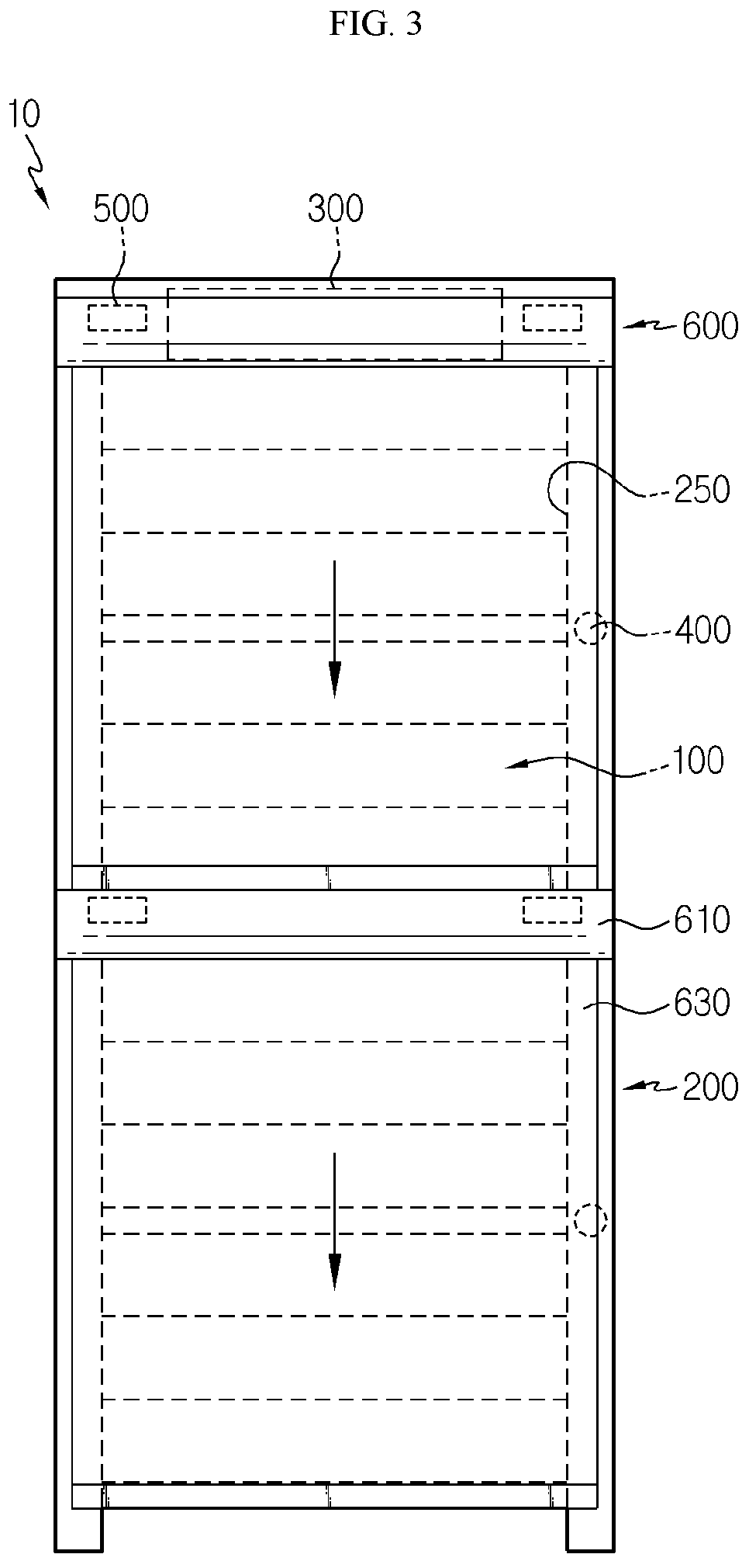 Patent US12315947 Figure 3 – Battery rack and energy storage system including the same