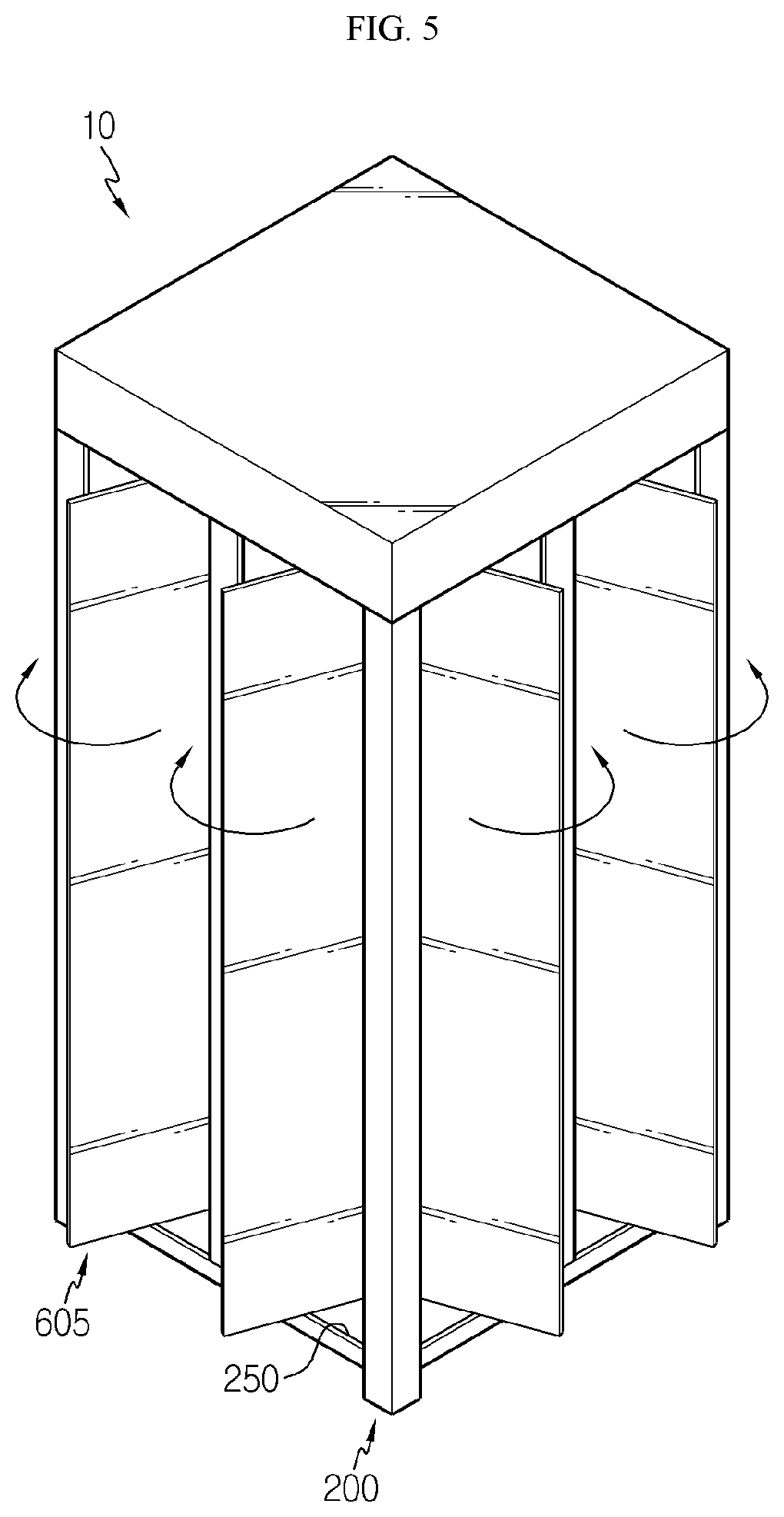 Patent US12315947 Figure 5 – Battery rack and energy storage system including the same