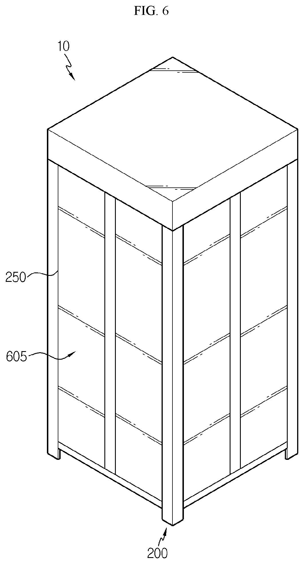 Patent US12315947 Figure 6 – Battery rack and energy storage system including the same