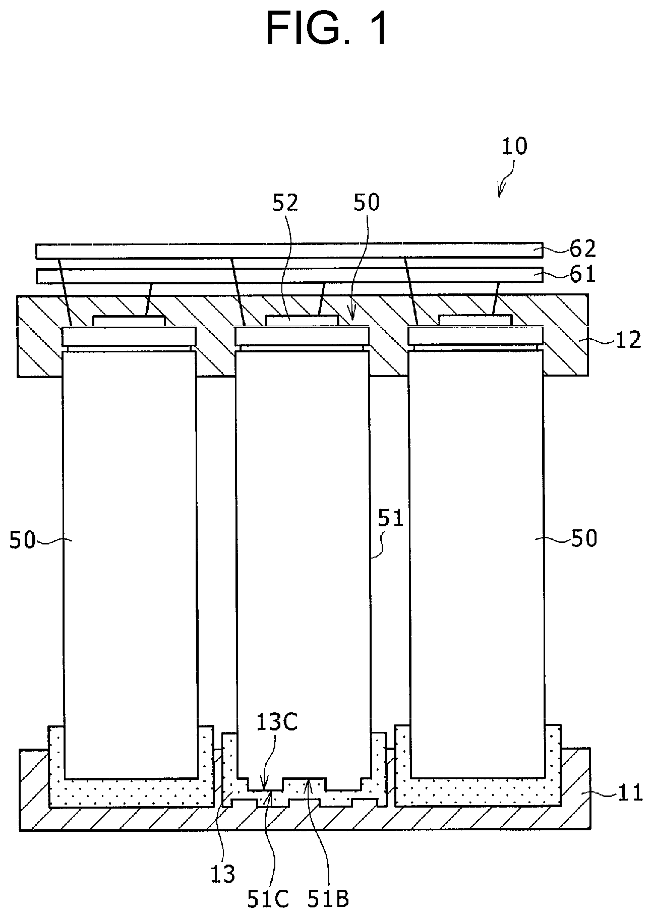 Patent US12315951 Figure 1 – Power storage module