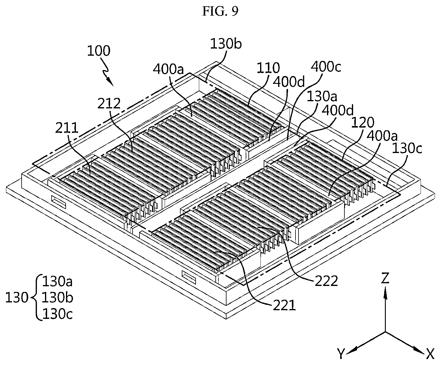 Patent US12315953 Figure 8 – Battery pack and vehicle including the same