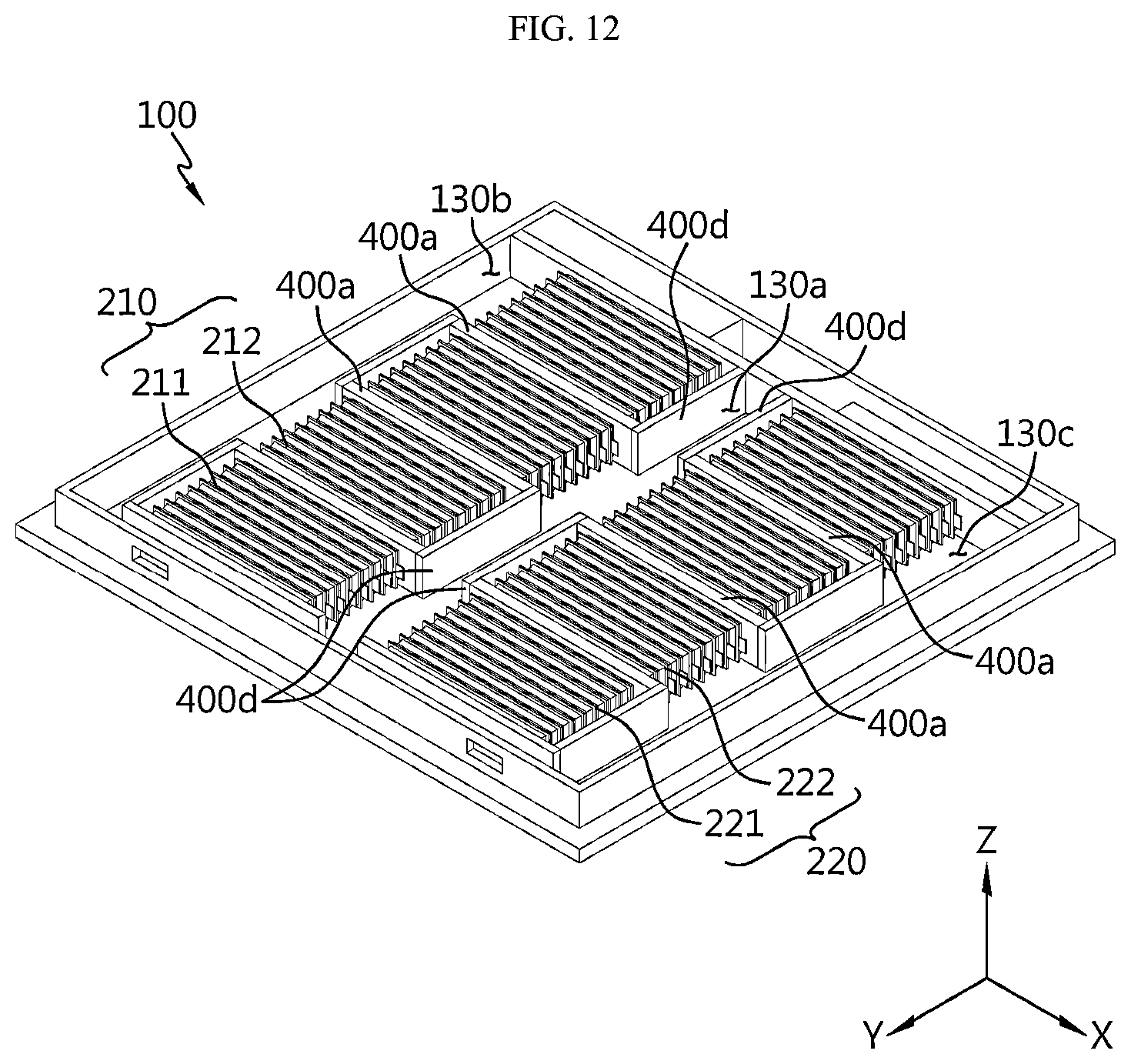 Patent US12315953 Figure 11 – Battery pack and vehicle including the same