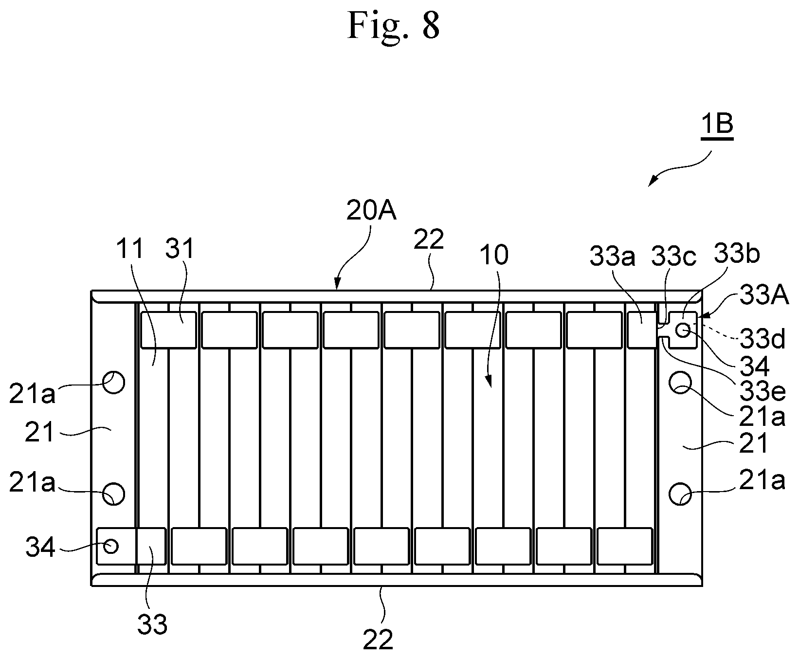 Patent US12315954 Figure 7 – Secondary battery module