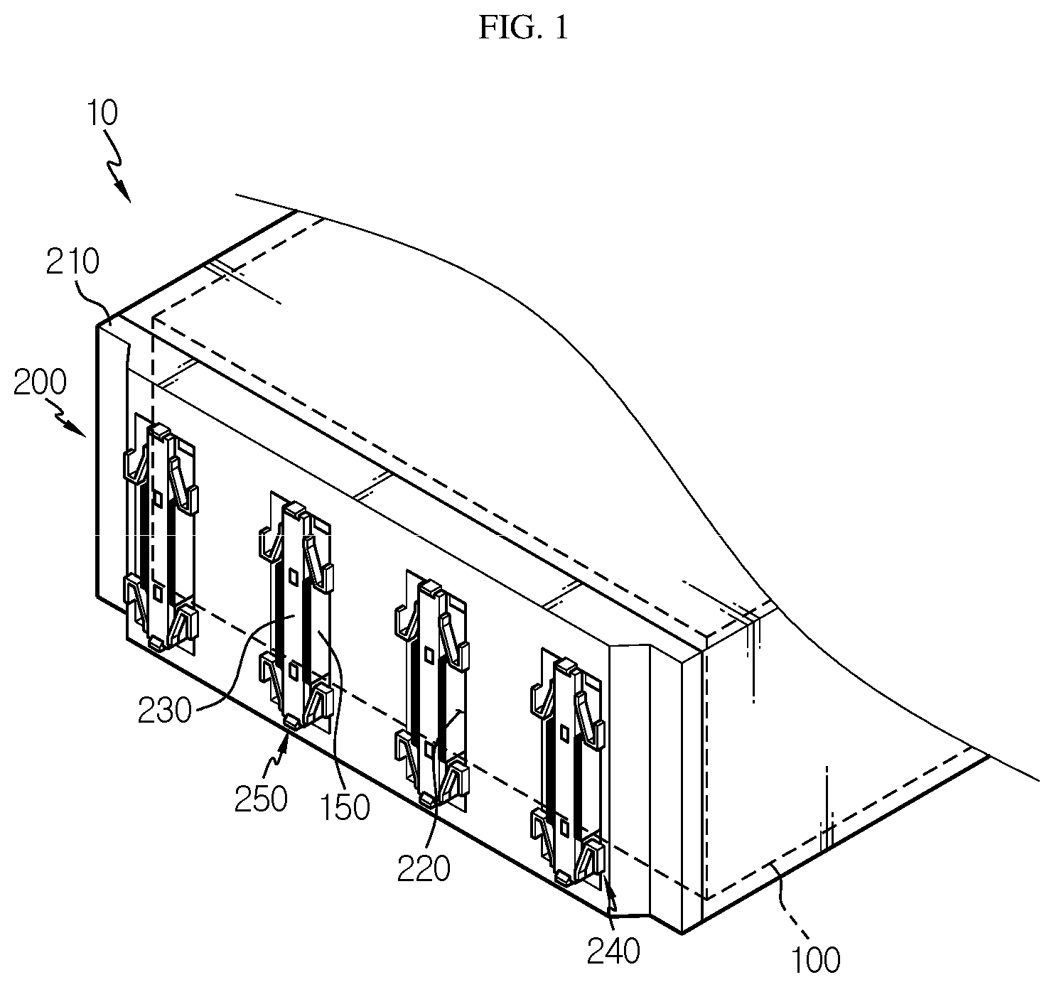 Patent US12315956 Figure 1 – Battery module, battery pack comprising same, and vehicle