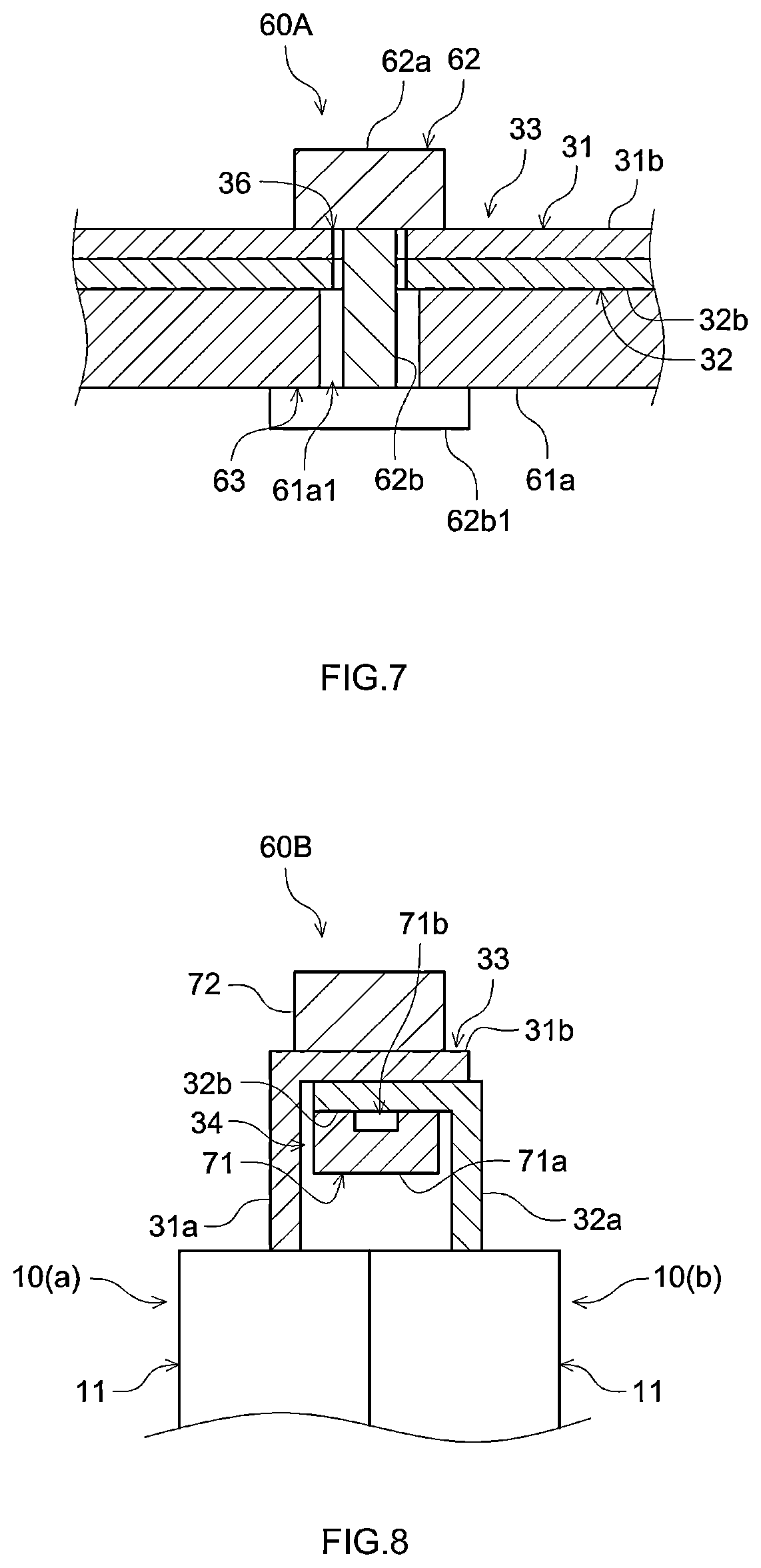 Patent US12315958 Figure 5 – Connection structure of laminate cells, battery pack, and method of connecting laminate cells