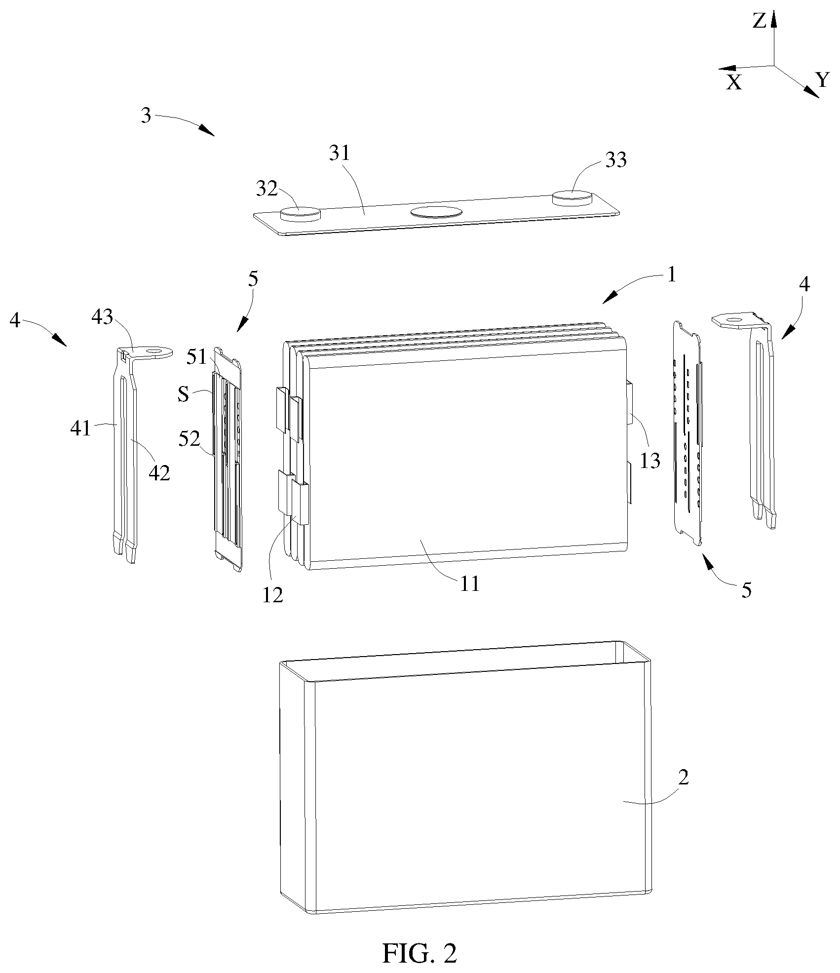 Patent US12315959 Figure 2 – Secondary battery comprising insulation member