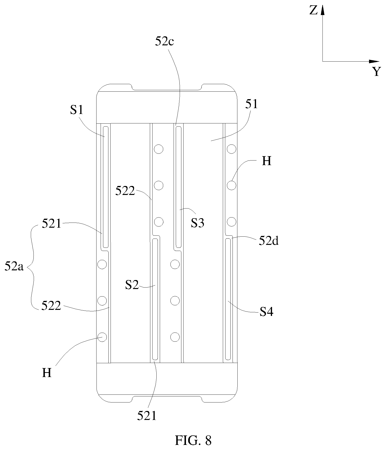 Patent US12315959 Figure 6 – Secondary battery comprising insulation member