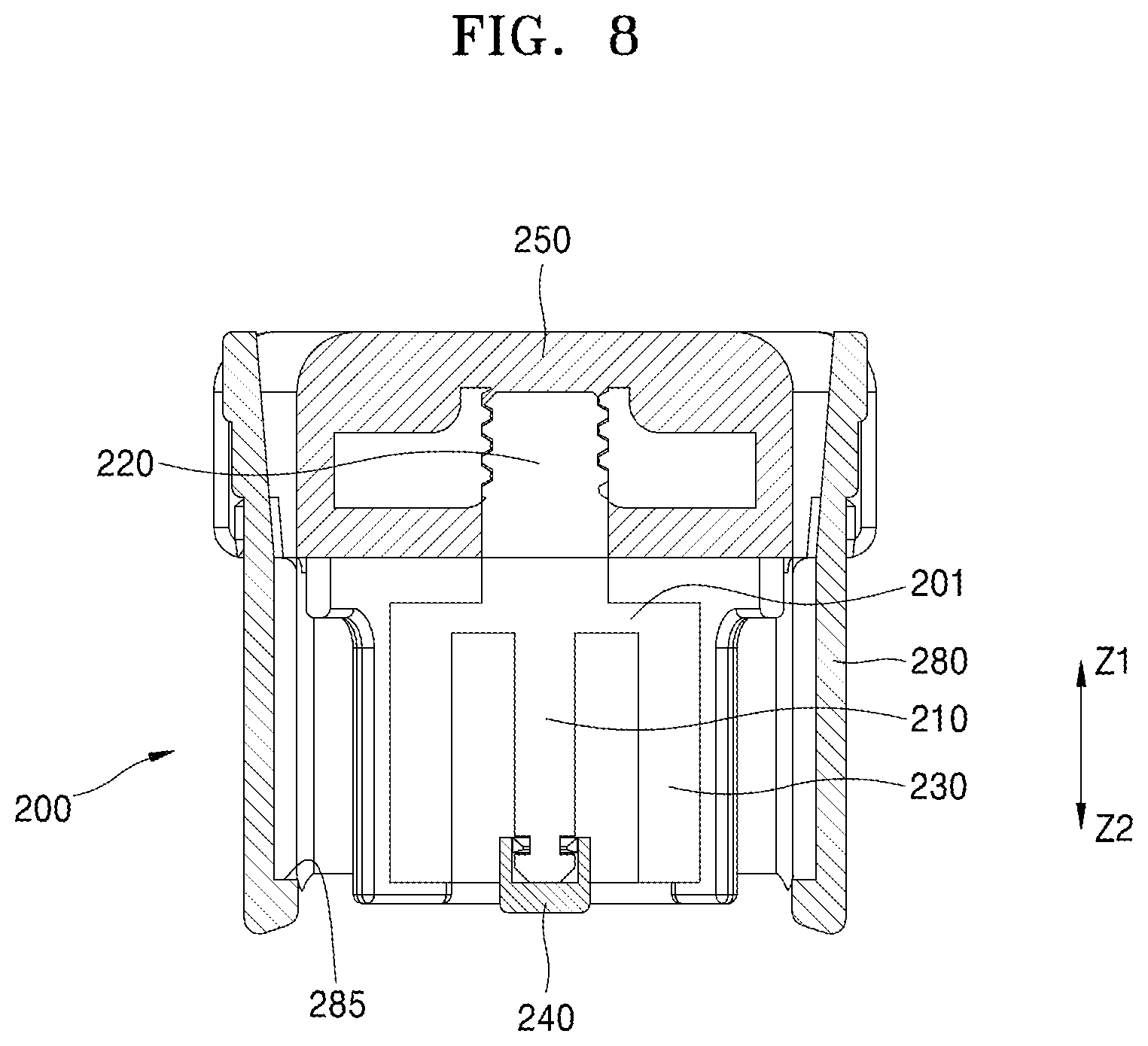 Patent US12315962 Figure 8 – Battery pack