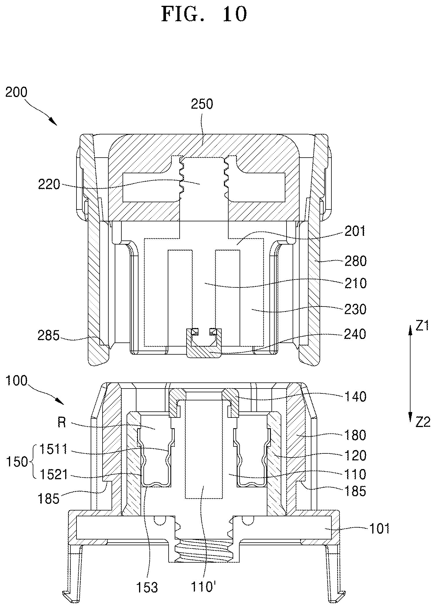 Patent US12315962 Figure 10 – Battery pack