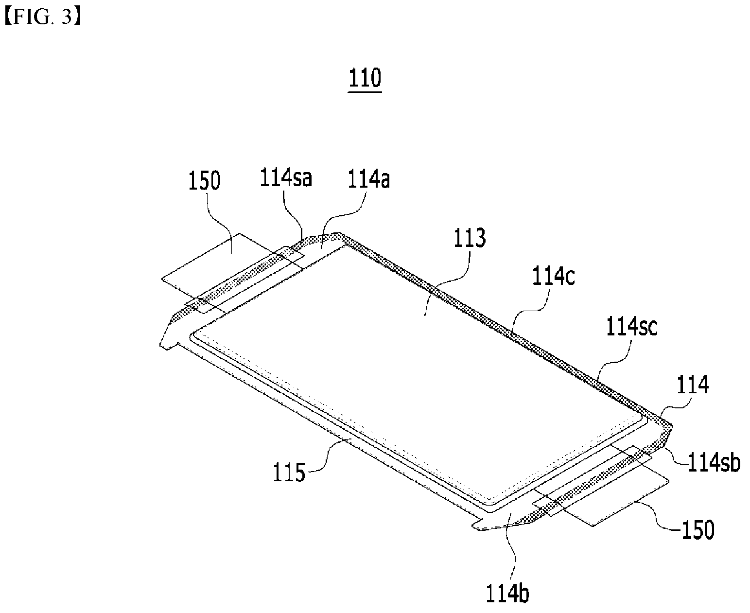 Patent US12315964 Figure 3 – Battery module and battery pack including the same