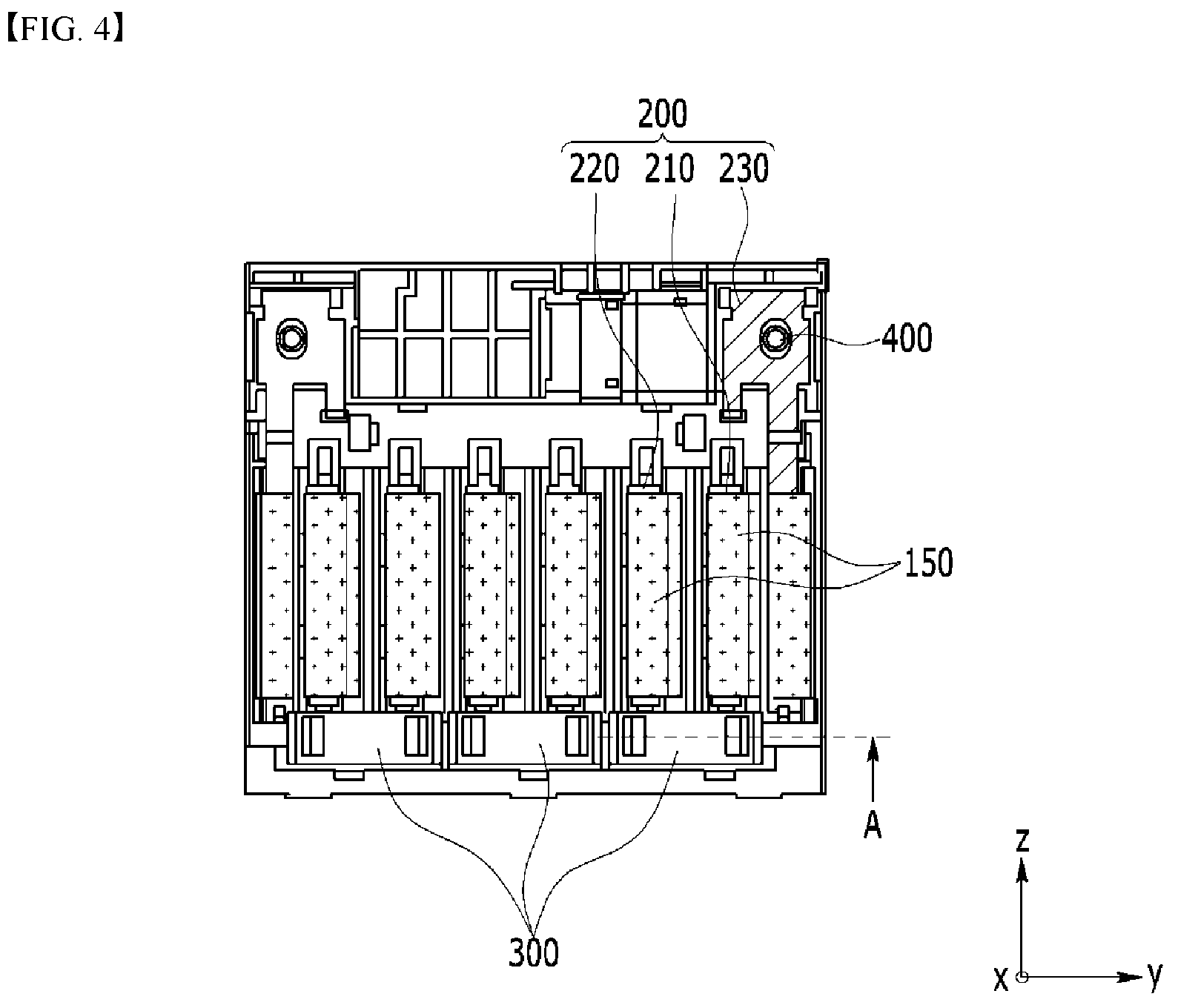 Patent US12315964 Figure 4 – Battery module and battery pack including the same