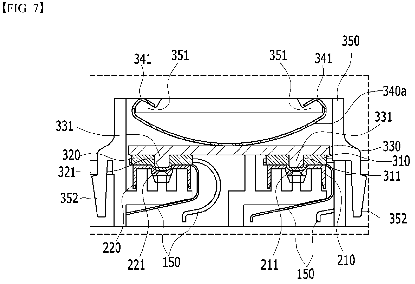 Patent US12315964 Figure 7 – Battery module and battery pack including the same