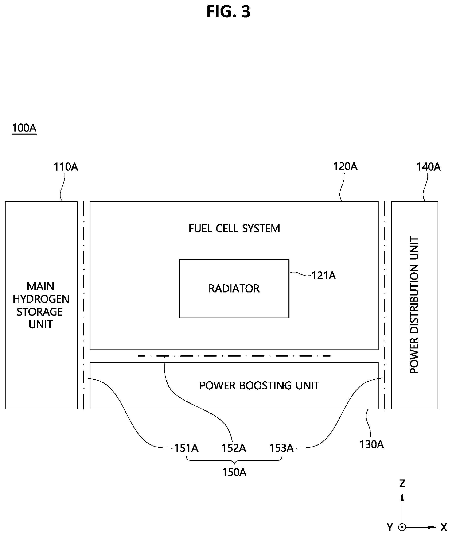 Patent US12315970 Figure 3 – Fuel cell power generation system